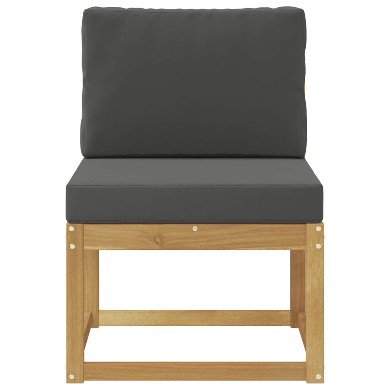 Set vanjskih sofa Bijela i antracit 59 x 63 x 73 cm