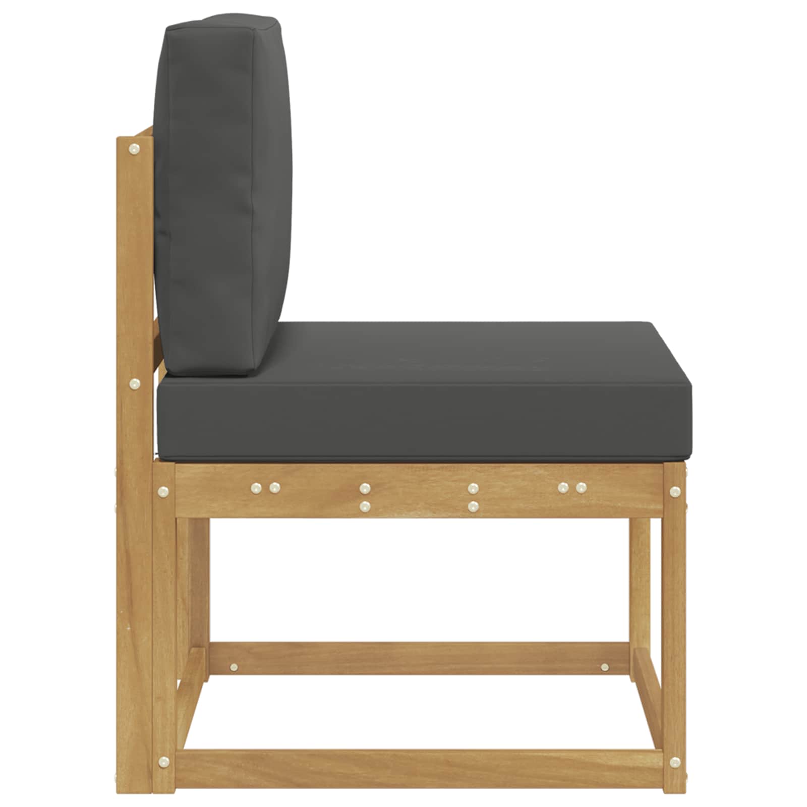 Set vanjskih sofa Bijela i antracit 59 x 63 x 73 cm