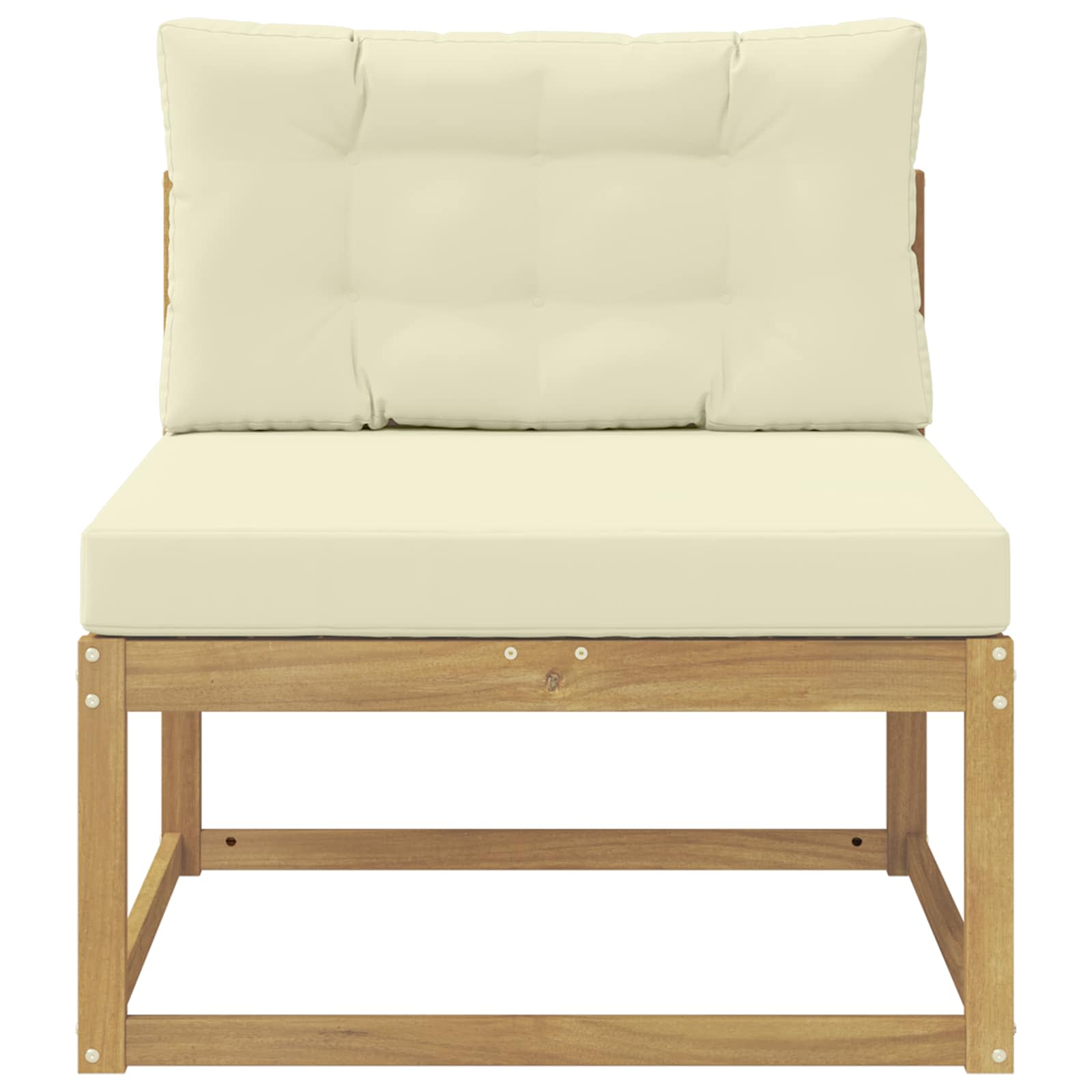 Srednja sofa za van Poliester Bijela