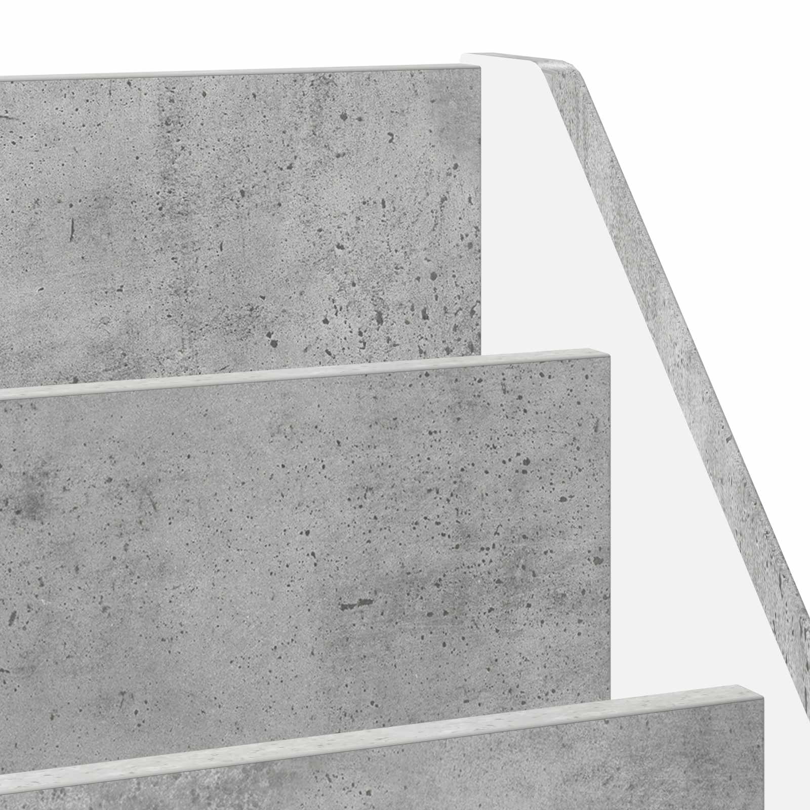 Polica za knjige za djecu Betonski sivi 72,5 x 29,5 x 69 cm