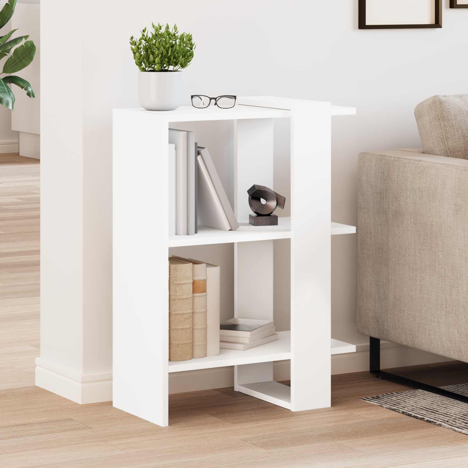 Polica Bijelo 52 x 25 x 71,5 cm Konstruirano drvo