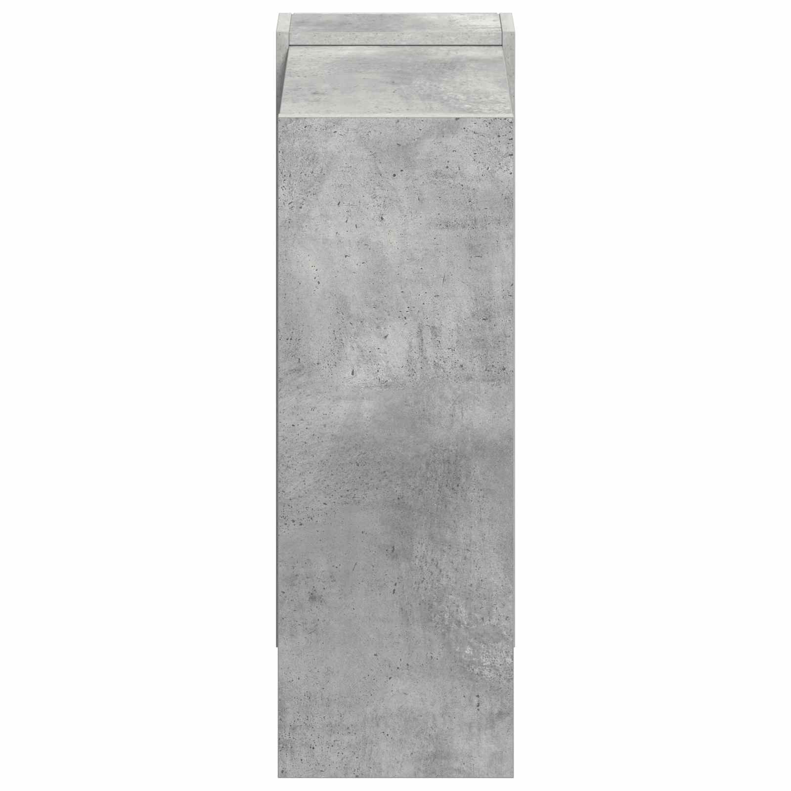 Polica Betonski sivi 52 x 25 x 71,5 cm Konstruirano drvo