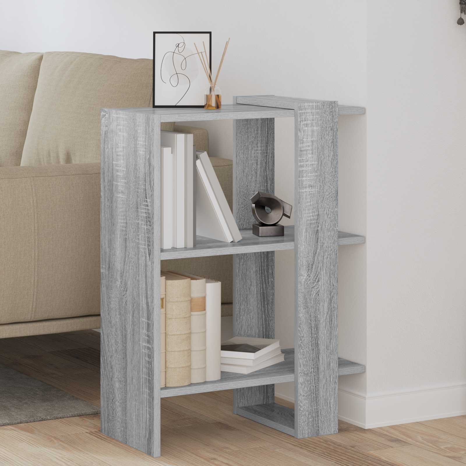 Polica Siva Sonoma 52 x 25 x 71,5 cm Konstruirano drvo