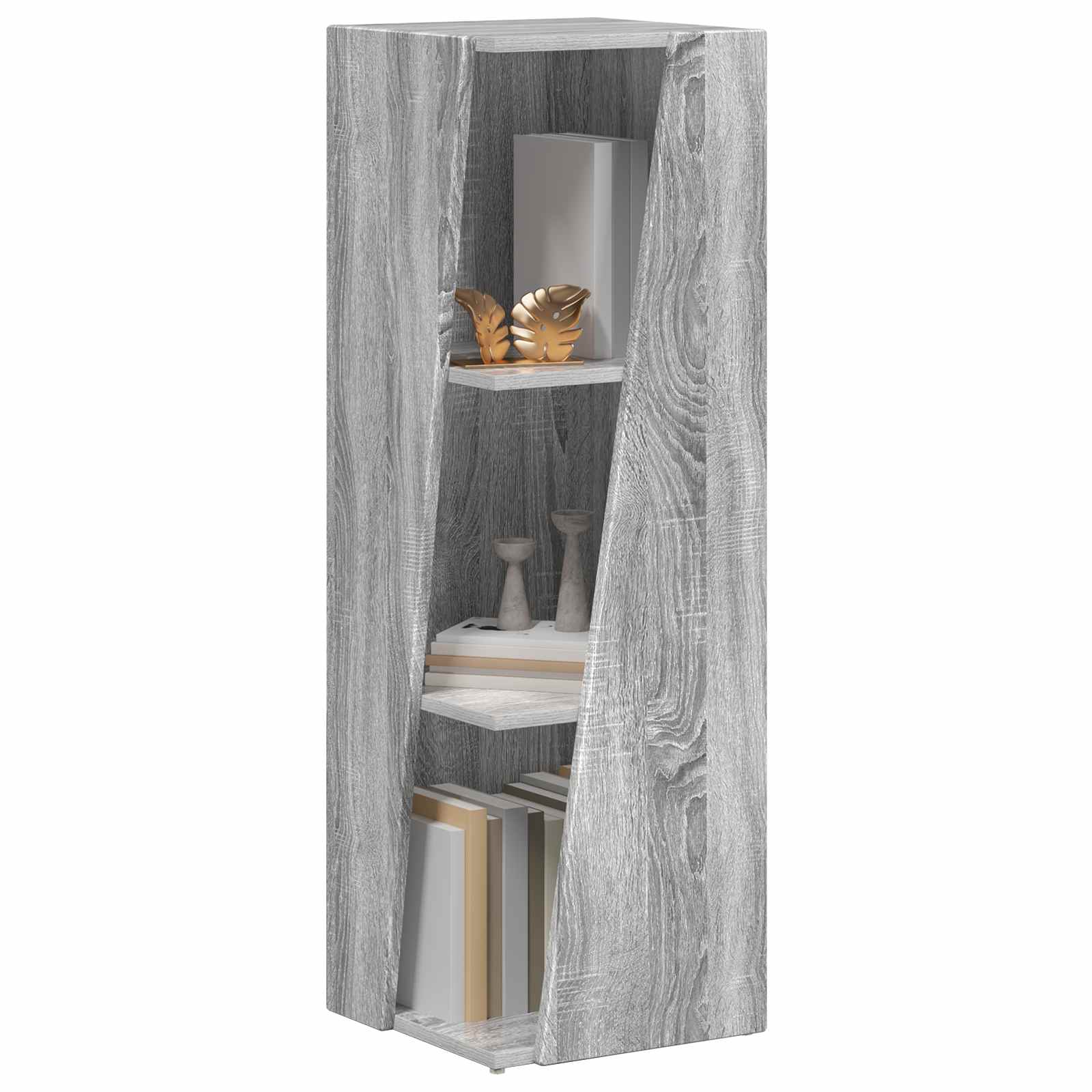 Bočna polica Siva Sonoma 33 x 32 x 100,5 cm Konstruirano drvo