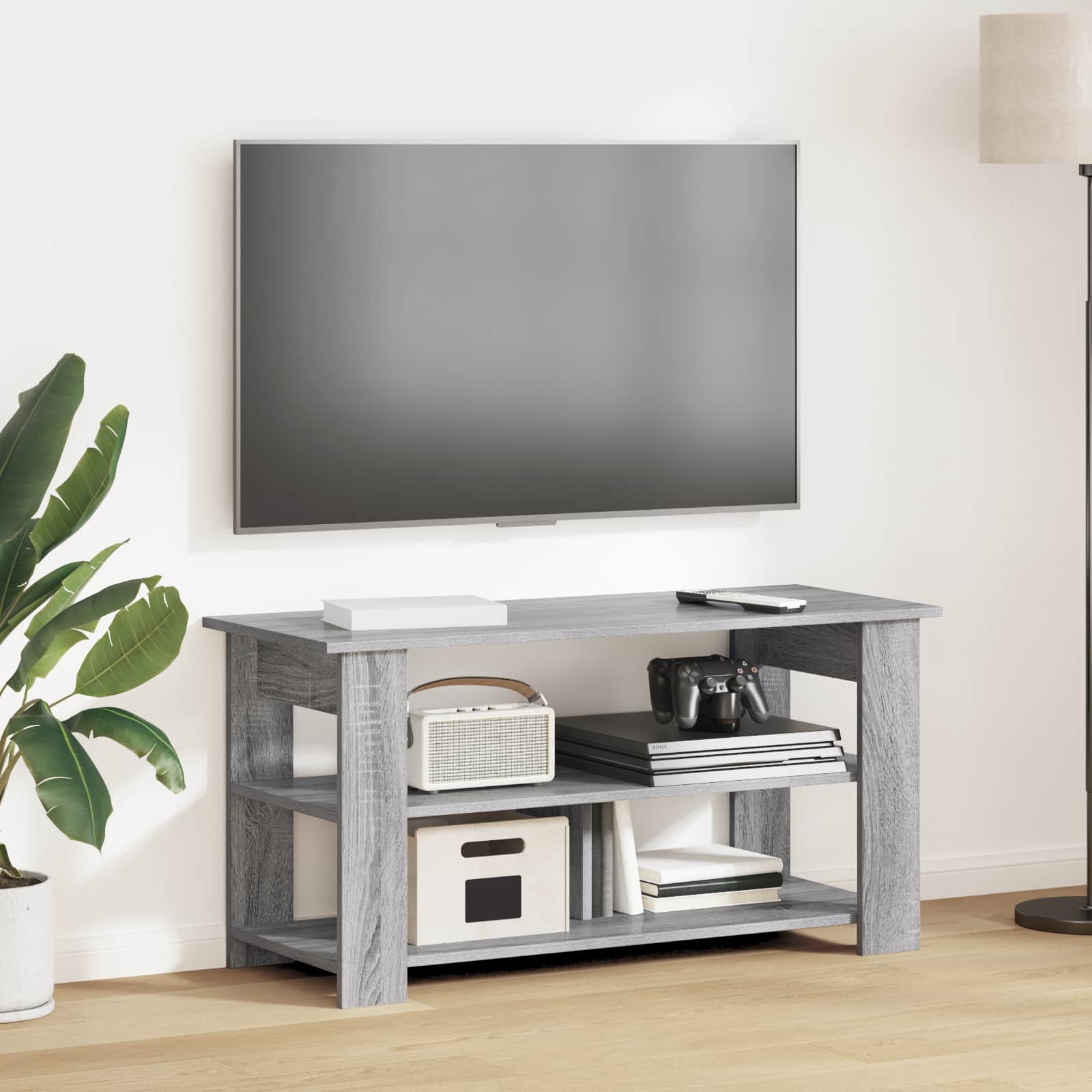Stalak za TV Siva Sonoma 100 x 40 x 50 cm