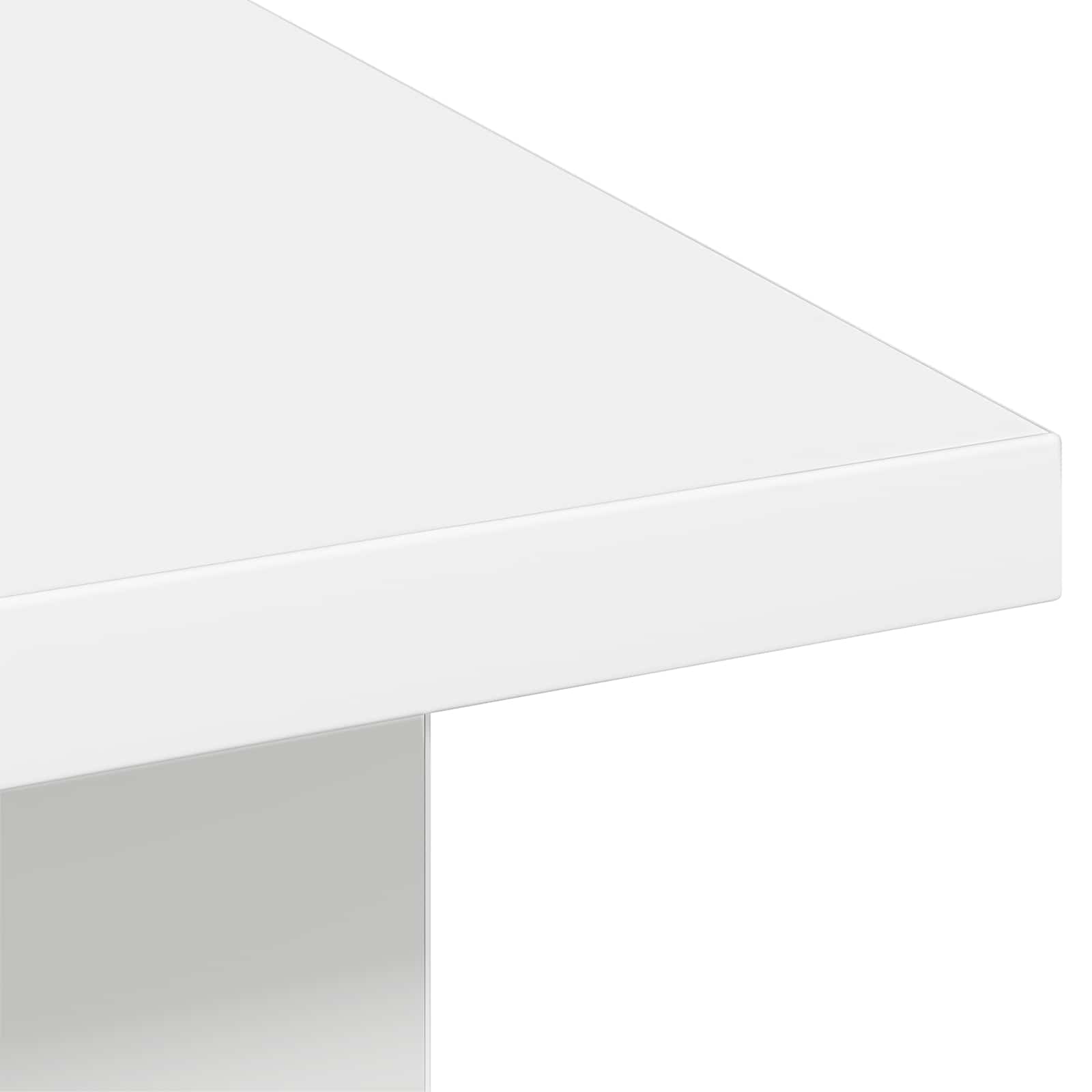 Kava Stol s ladicama Bijelo 77 x 55 x 42 cm Konstruirano drvo