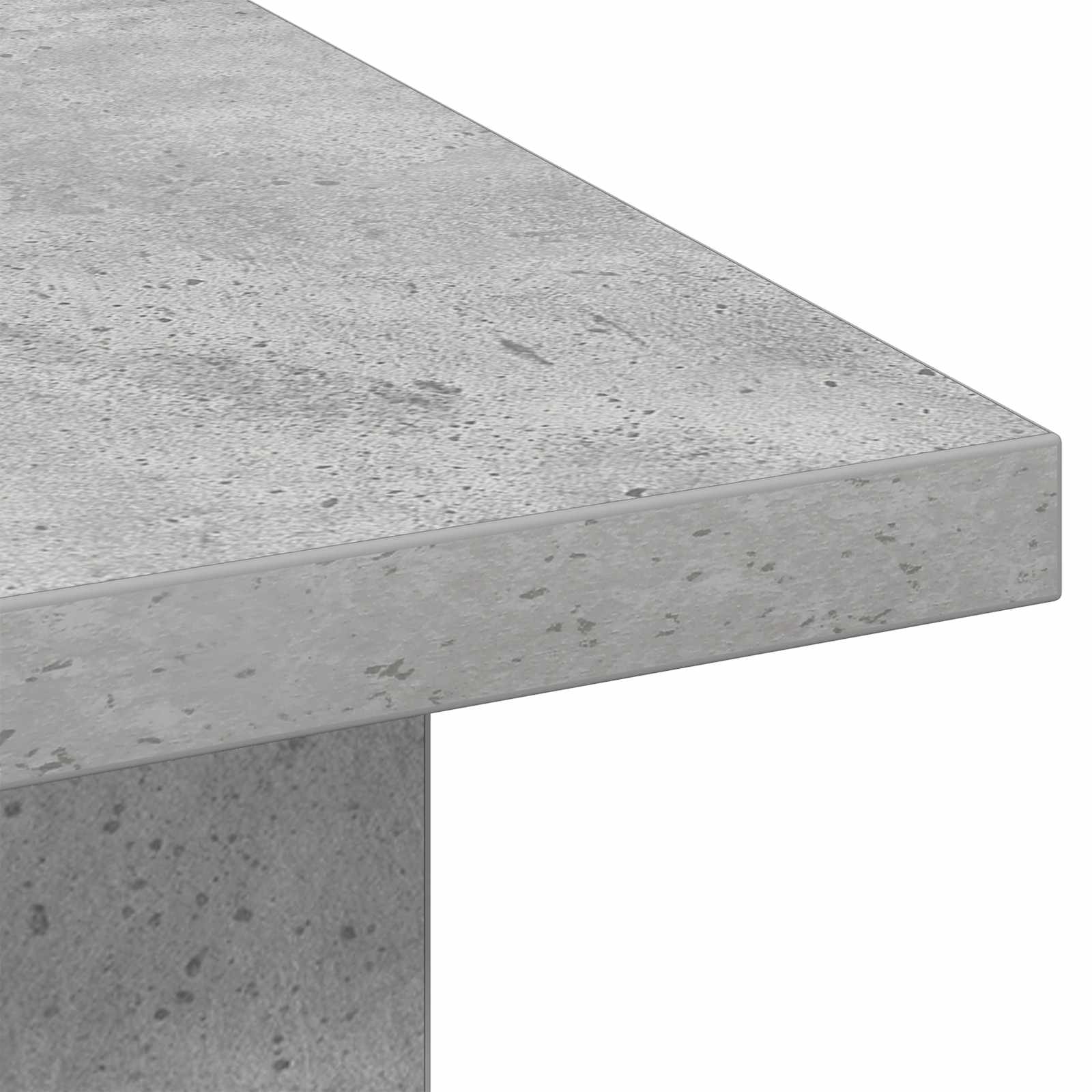 Kava Stol Betonski sivi 77 x 55 x 42 cm Konstruirano drvo