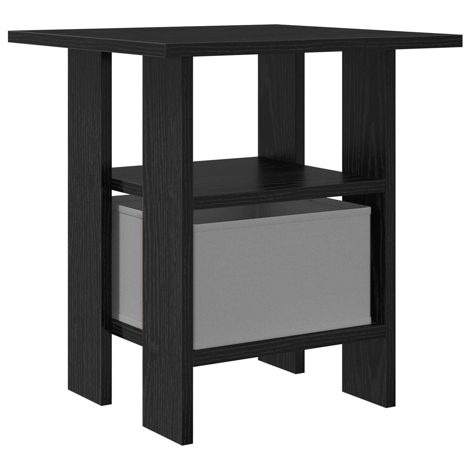 Noćni ormarić s ladicama 2 pcs Crni hrast 41 x 40 x 45 cm