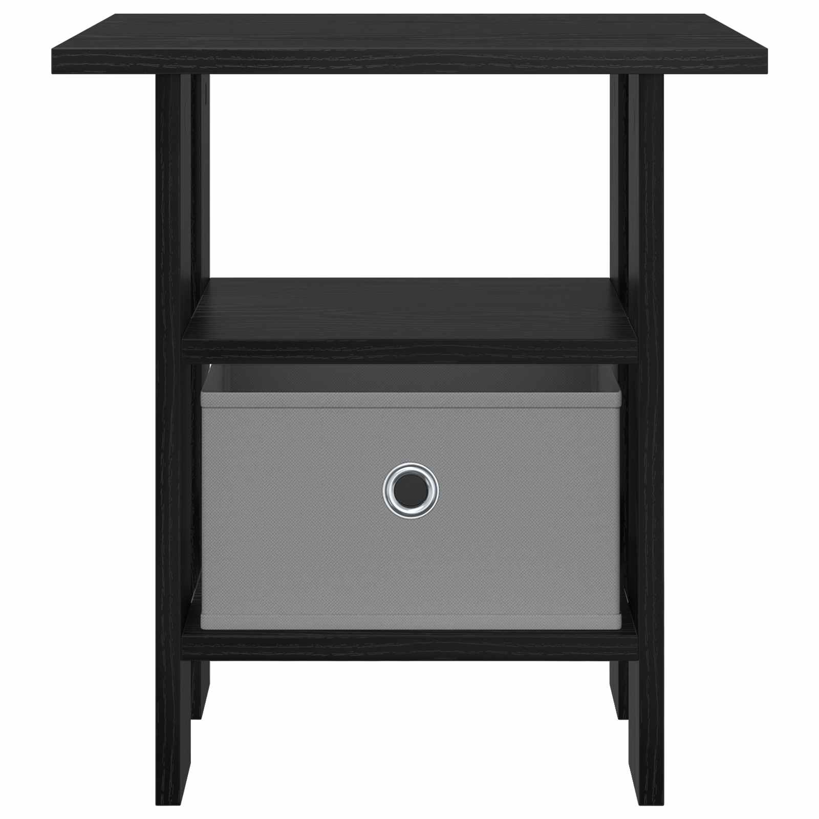 Noćni ormarić s ladicama 2 pcs Crni hrast 41 x 40 x 45 cm