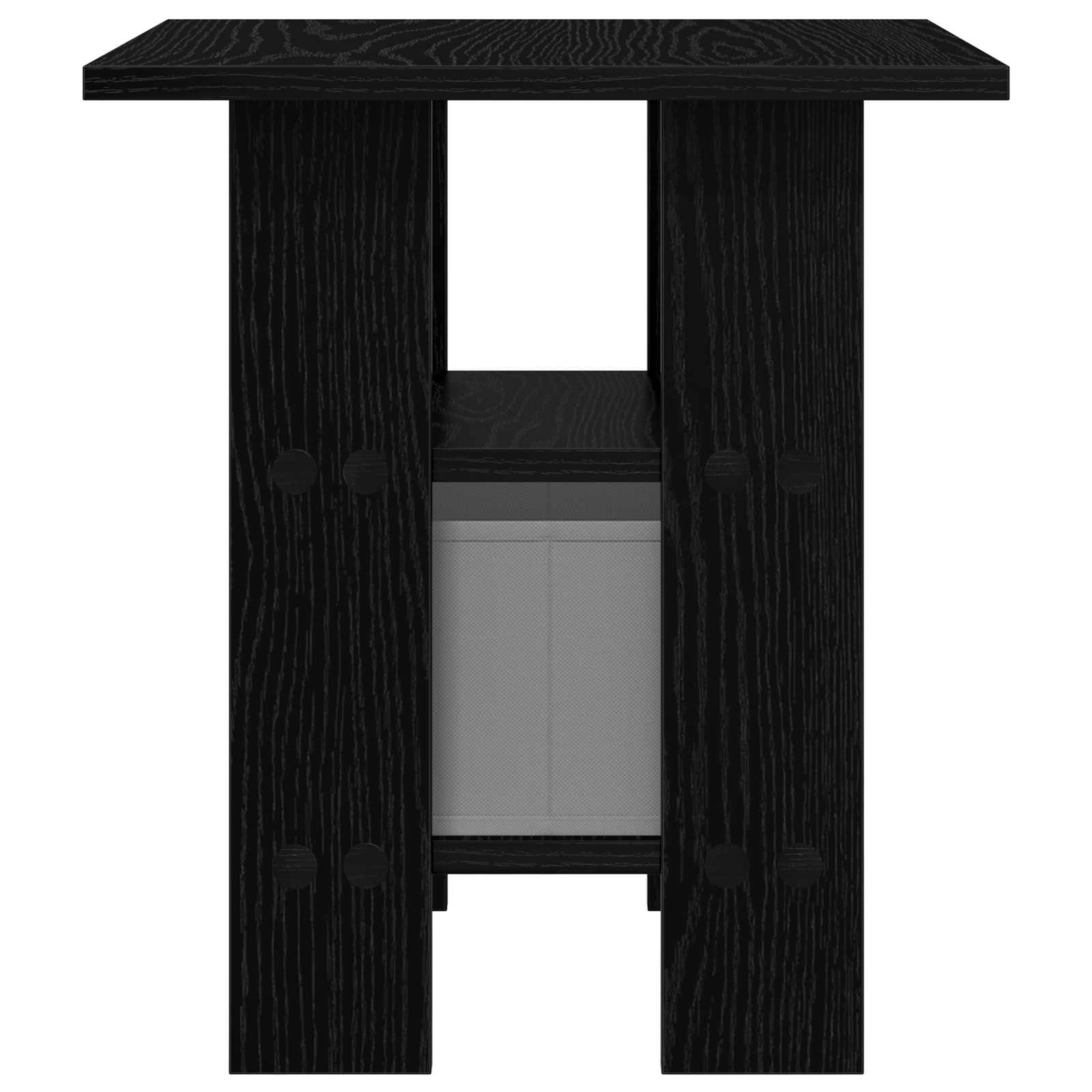 Noćni ormarić s ladicama 2 pcs Crni hrast 41 x 40 x 45 cm