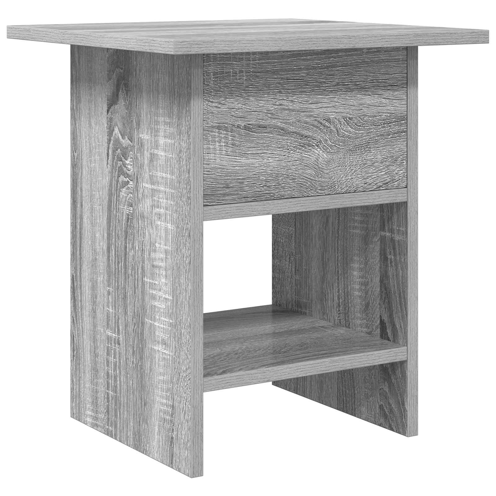Noćni ormarić s ladicama 2 pcs Siva Sonoma 41 x 40 x 45 cm