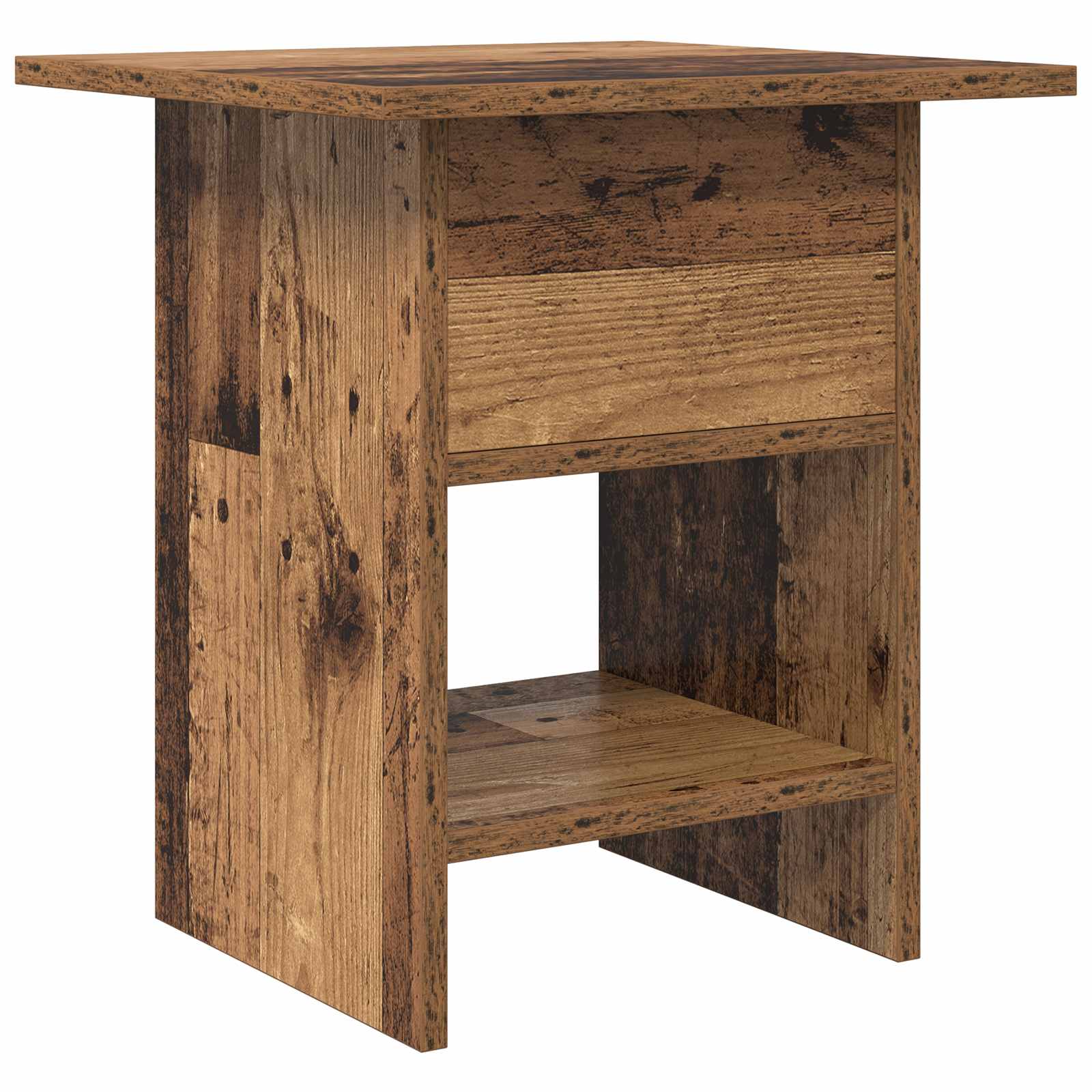 Noćni ormarić s ladicama 2 pcs Staro drvo 41 x 40 x 45 cm
