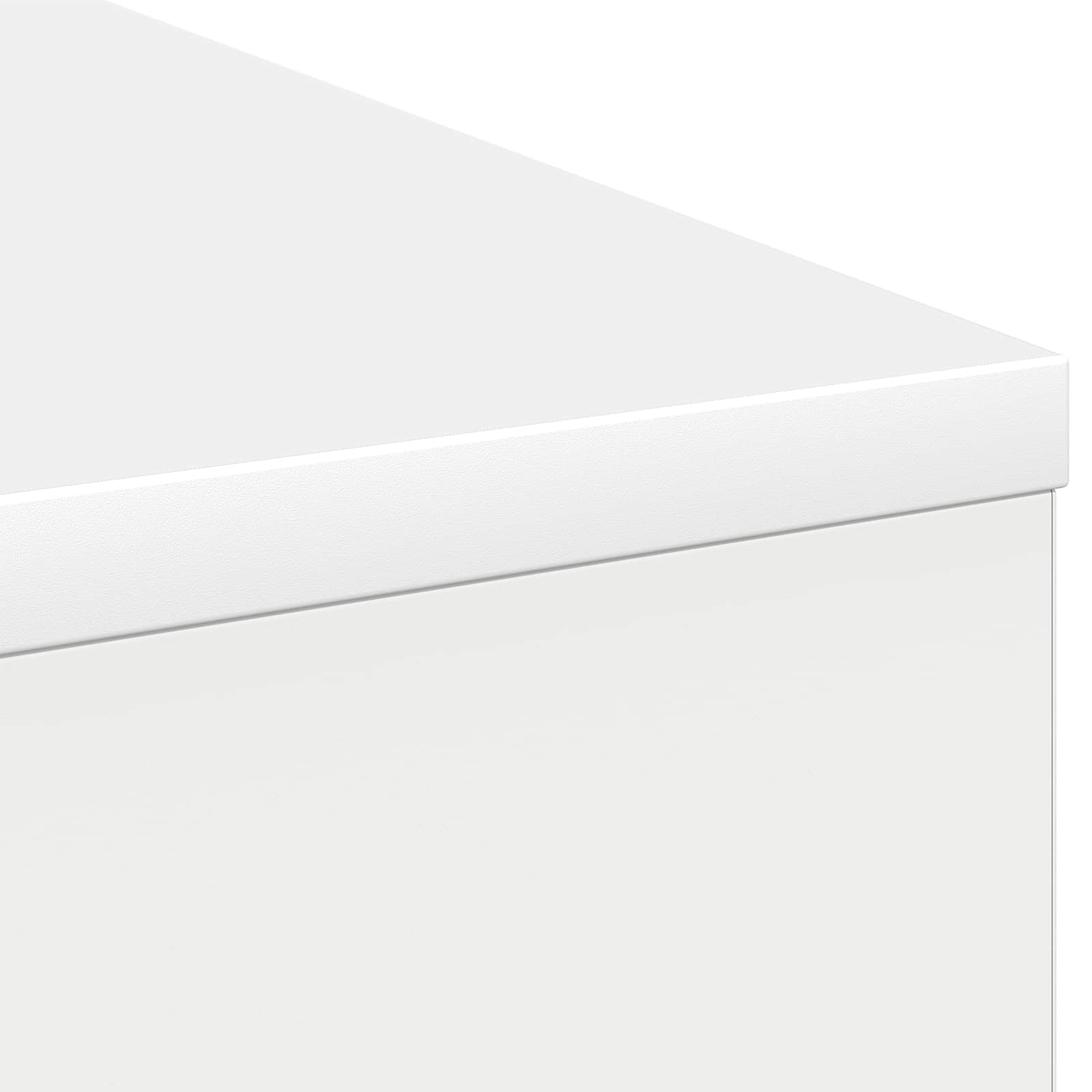 Stol s ladicama Bijelo 100 x 40 x 75 cm Konstruirano drvo