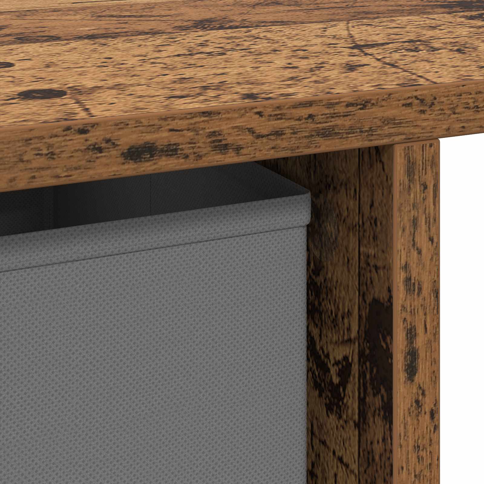 Stol s ladicama Staro drvo 100 x 40 x 75 cm Konstruirano drvo