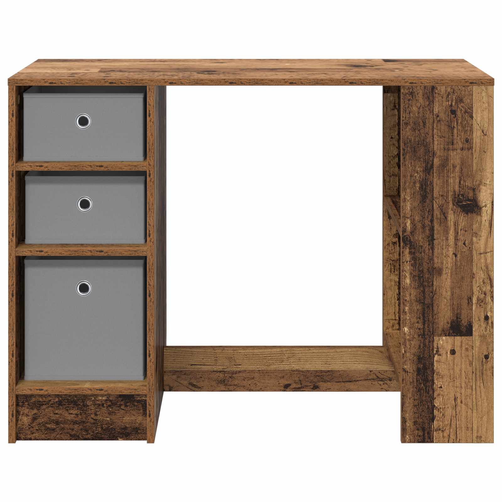 Stol s ladicama Staro drvo 100 x 40 x 75 cm Konstruirano drvo