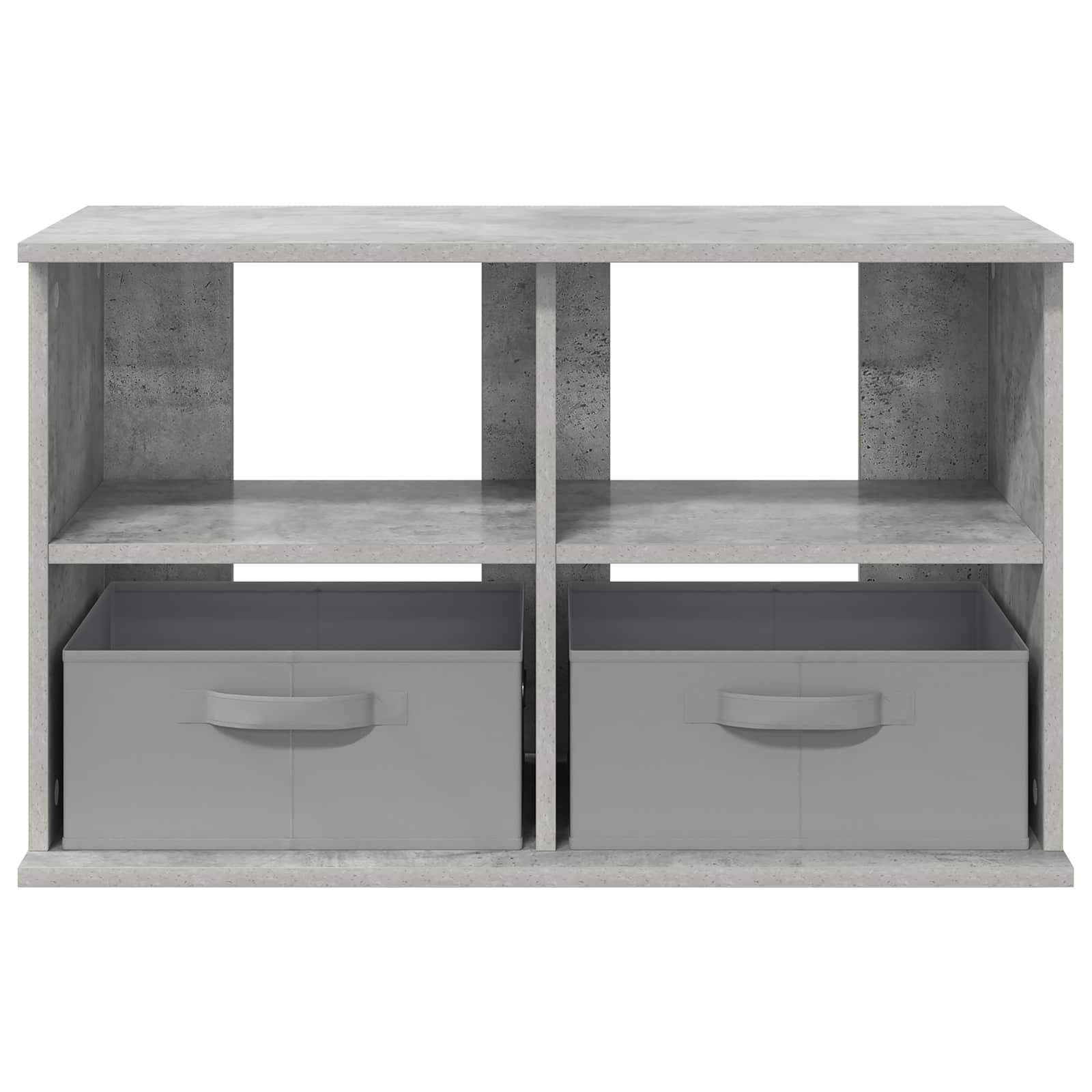 Stalak za TV s ladicama Betonski sivi 79 x 40 x 48 cm