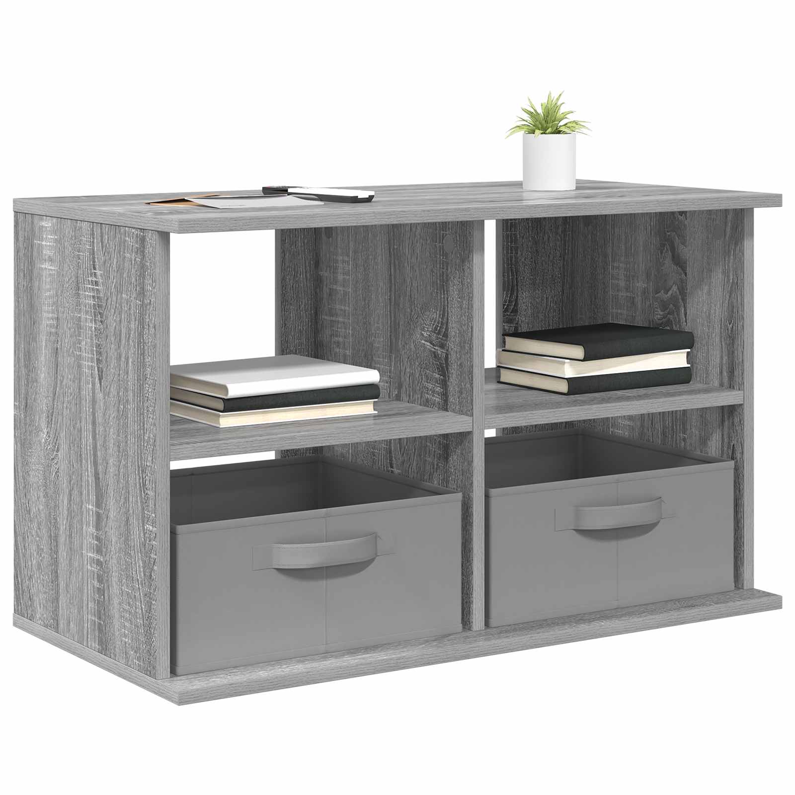 Stalak za TV s ladicama Siva Sonoma 79 x 40 x 48 cm