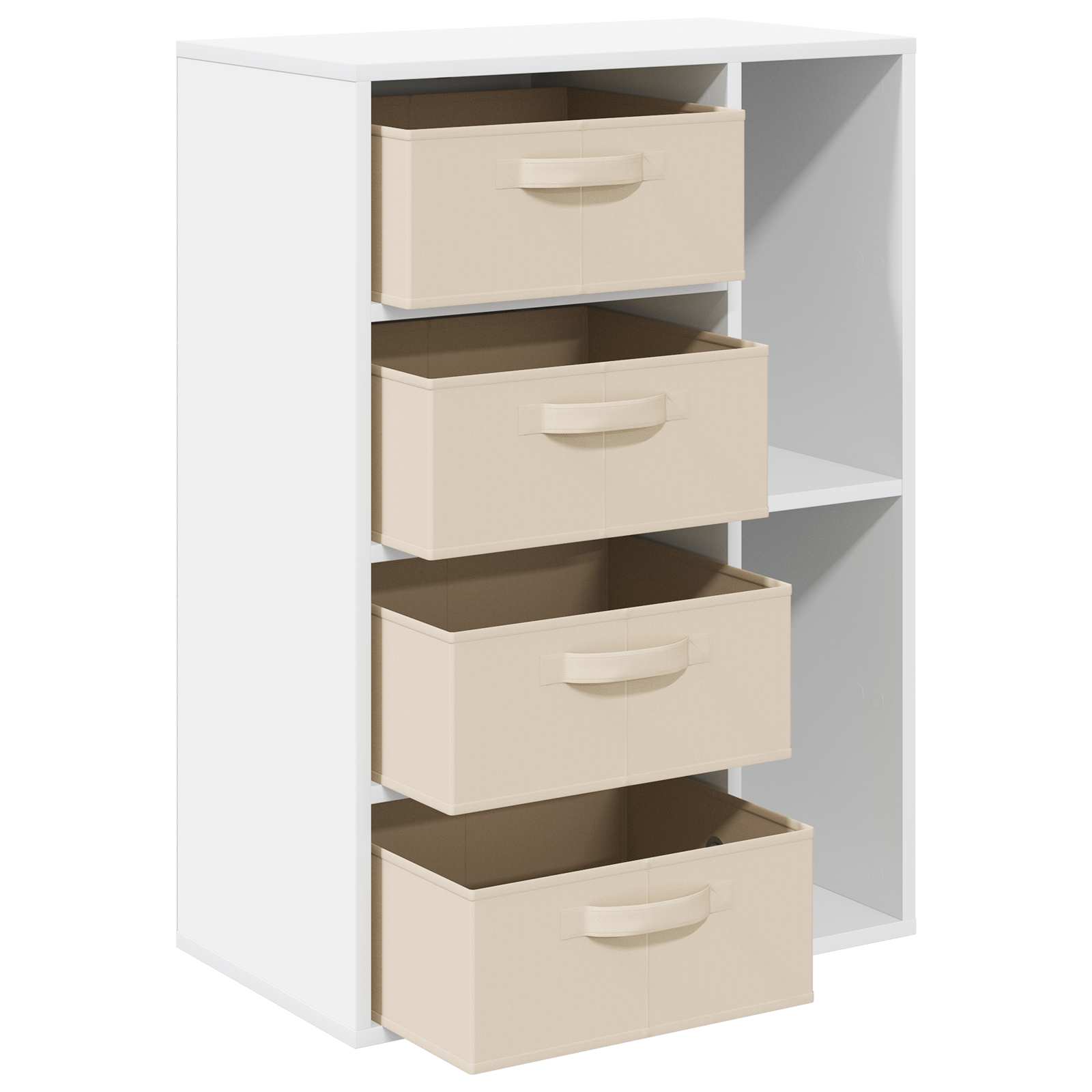 Kreveta s ladicama Bijelo 60 x 33,5 x 84 cm