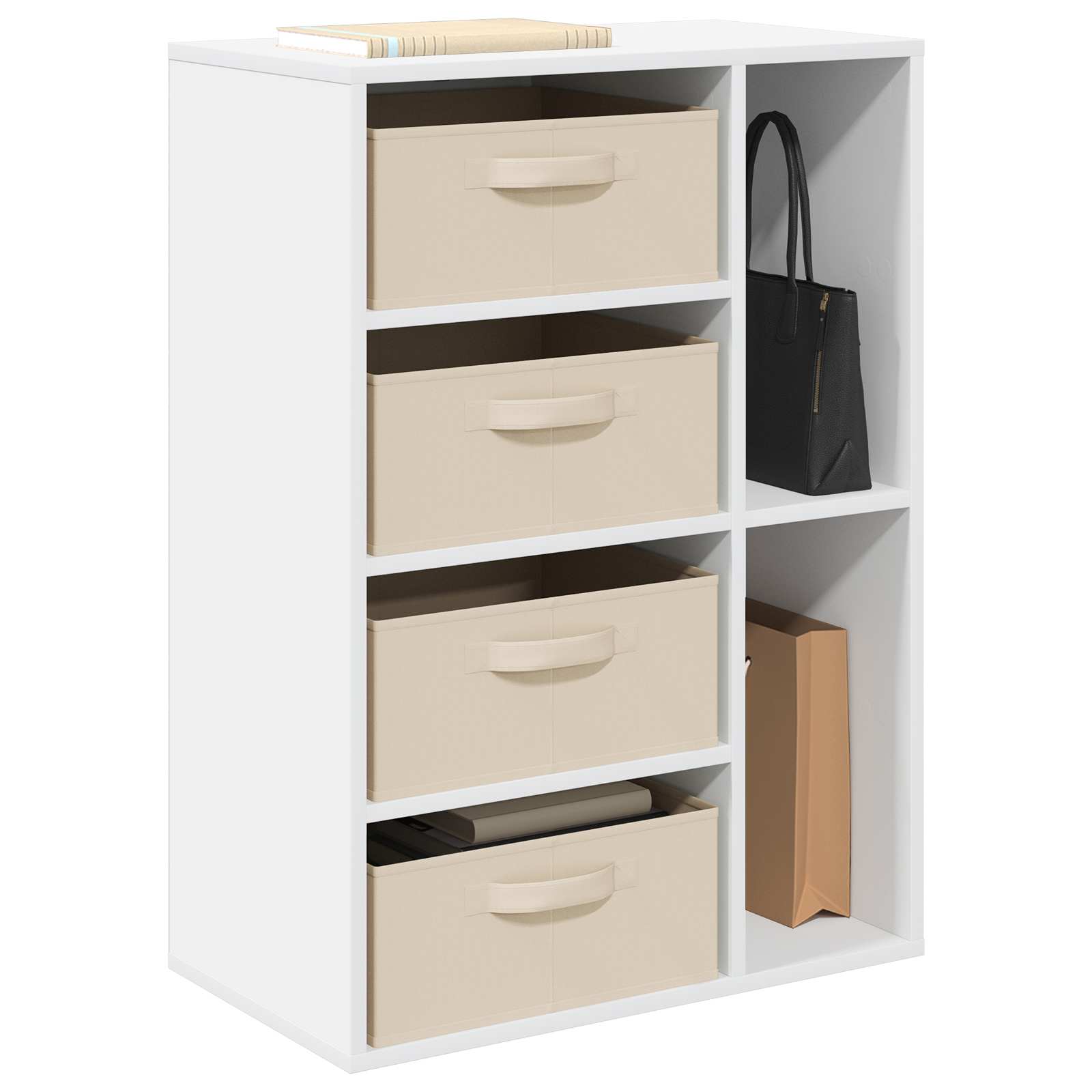Kreveta s ladicama Bijelo 60 x 33,5 x 84 cm