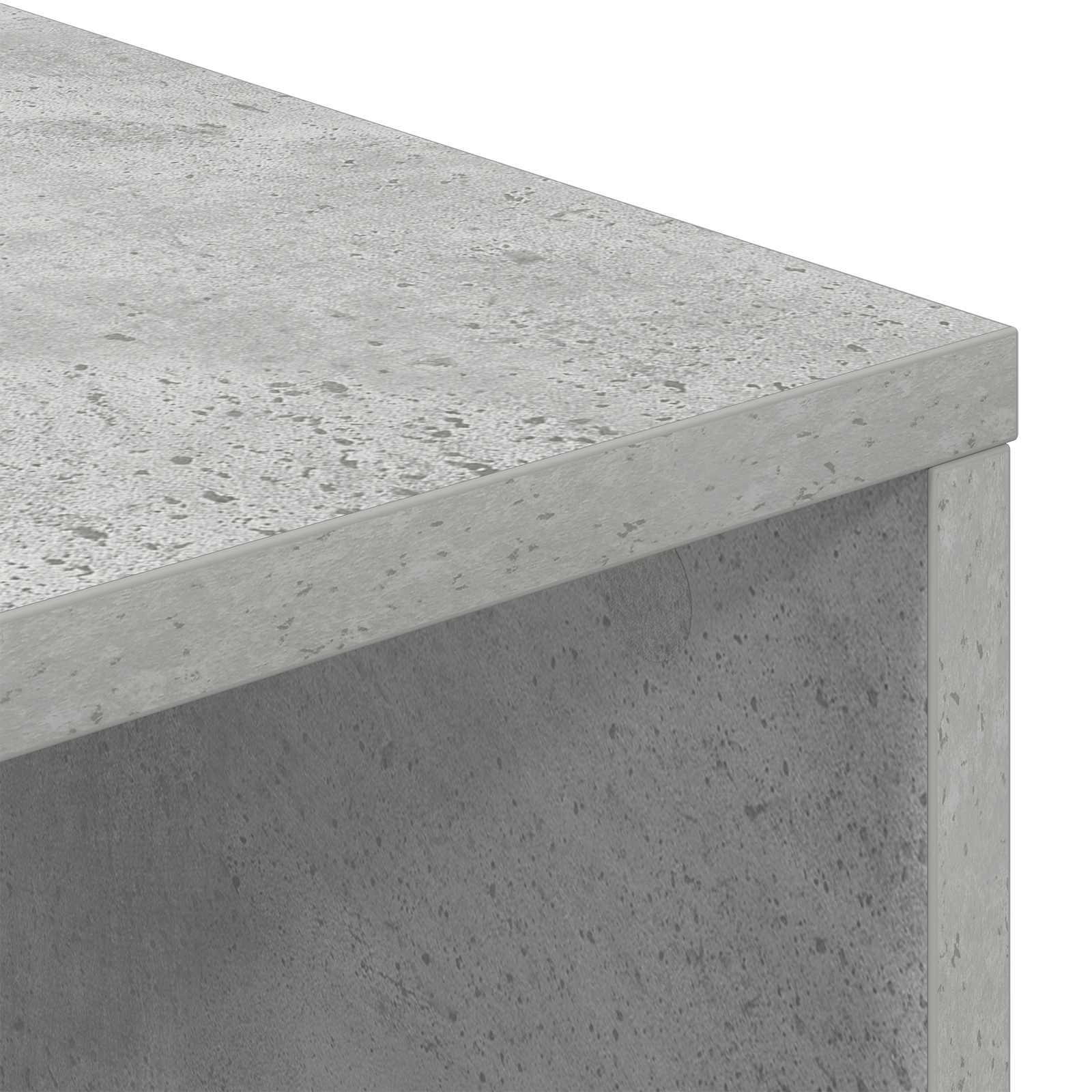 Kreveta s ladicama Betonski sivi 102 x 31 x 99,5 cm