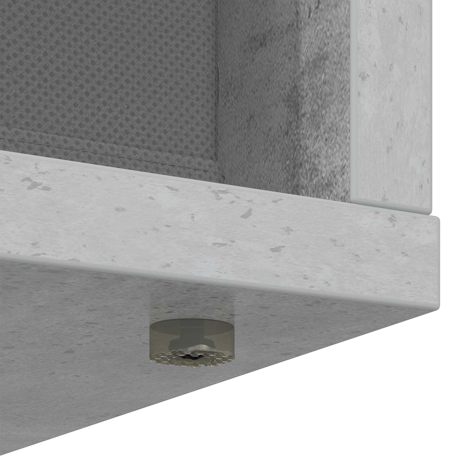 Kreveta s ladicama Betonski sivi 102 x 31 x 99,5 cm