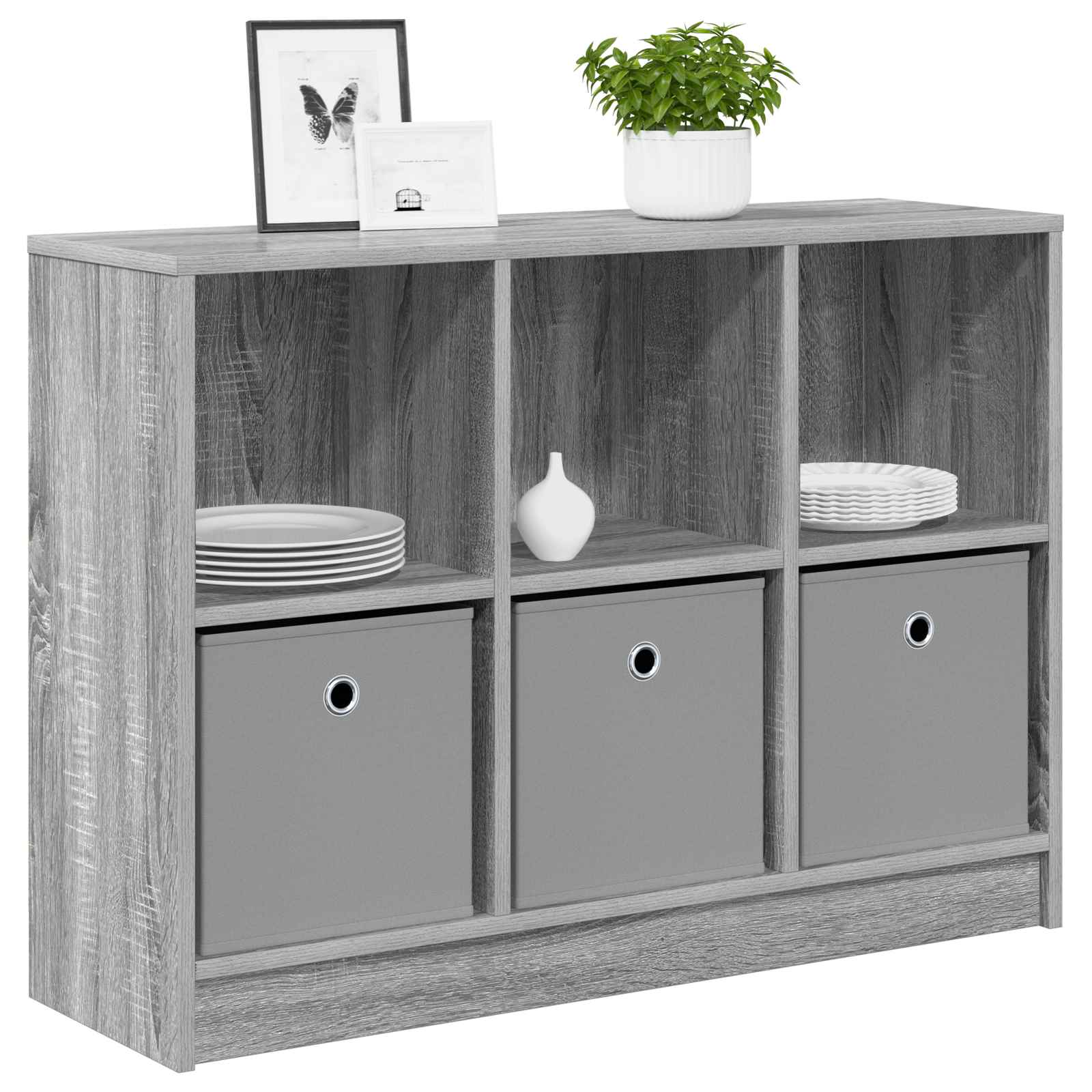 Kreveta s ladicama Siva Sonoma 88,5 x 27,5 x 63,5 cm