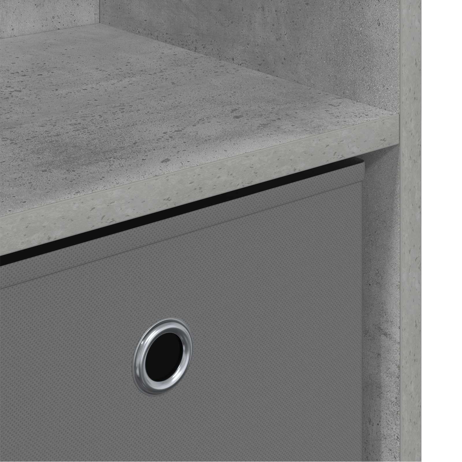 Kreveta s ladicama Betonski sivi 102 x 32 x 73,5 cm