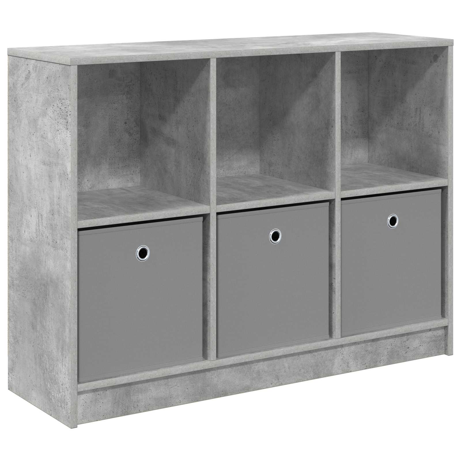 Kreveta s ladicama Betonski sivi 102 x 32 x 73,5 cm