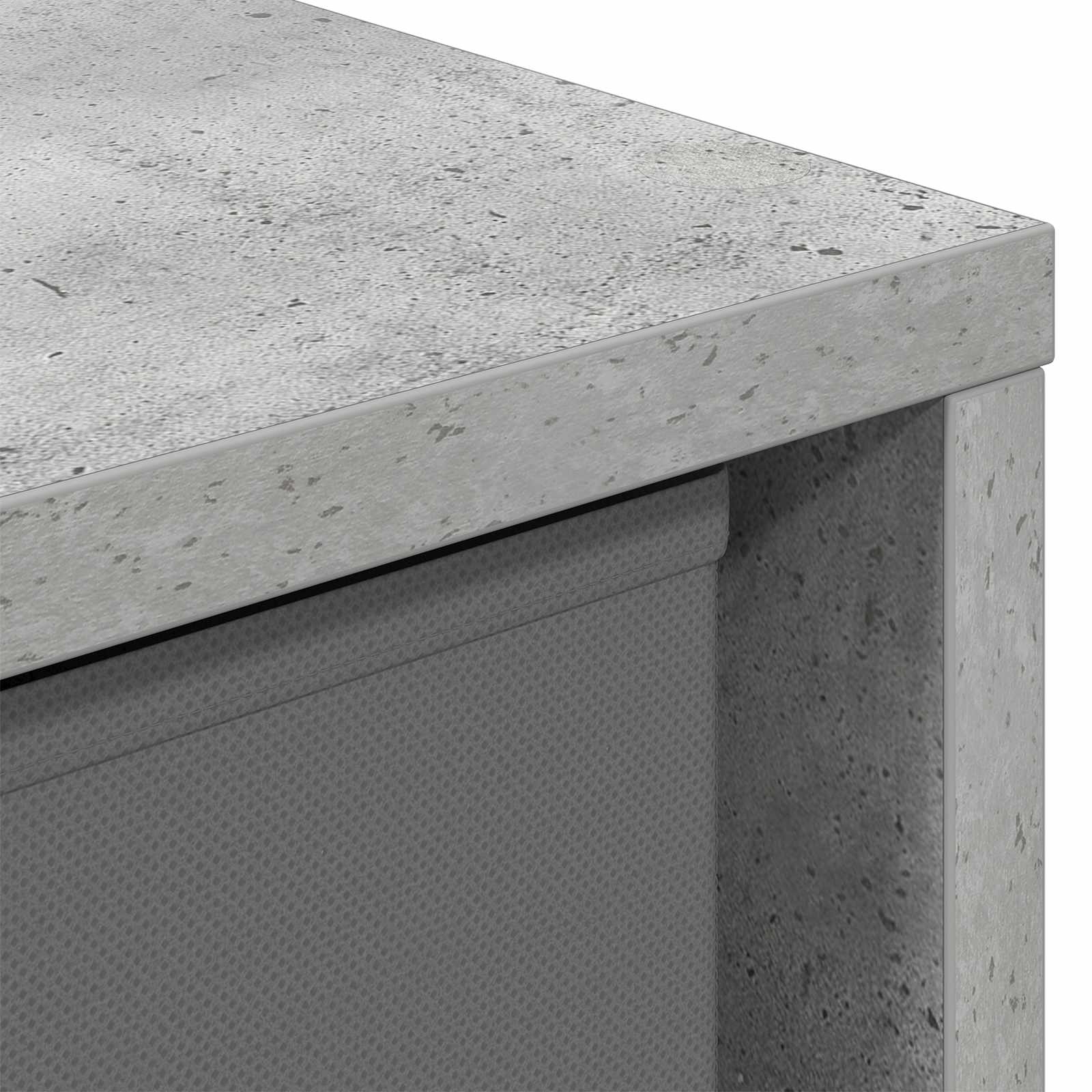 Kreveta s ladicama Betonski sivi 68,5 x 32 x 67 cm