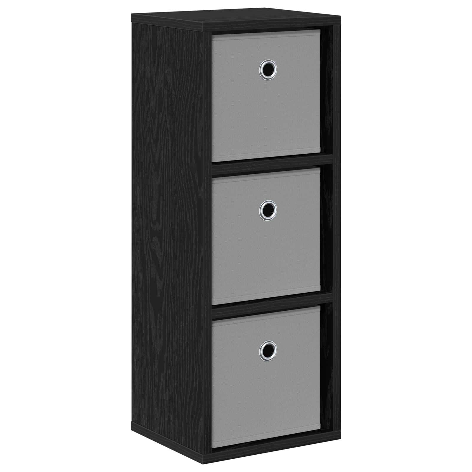 Kreveta s ladicama Crni hrast 25,5 x 22 x 69,5 cm