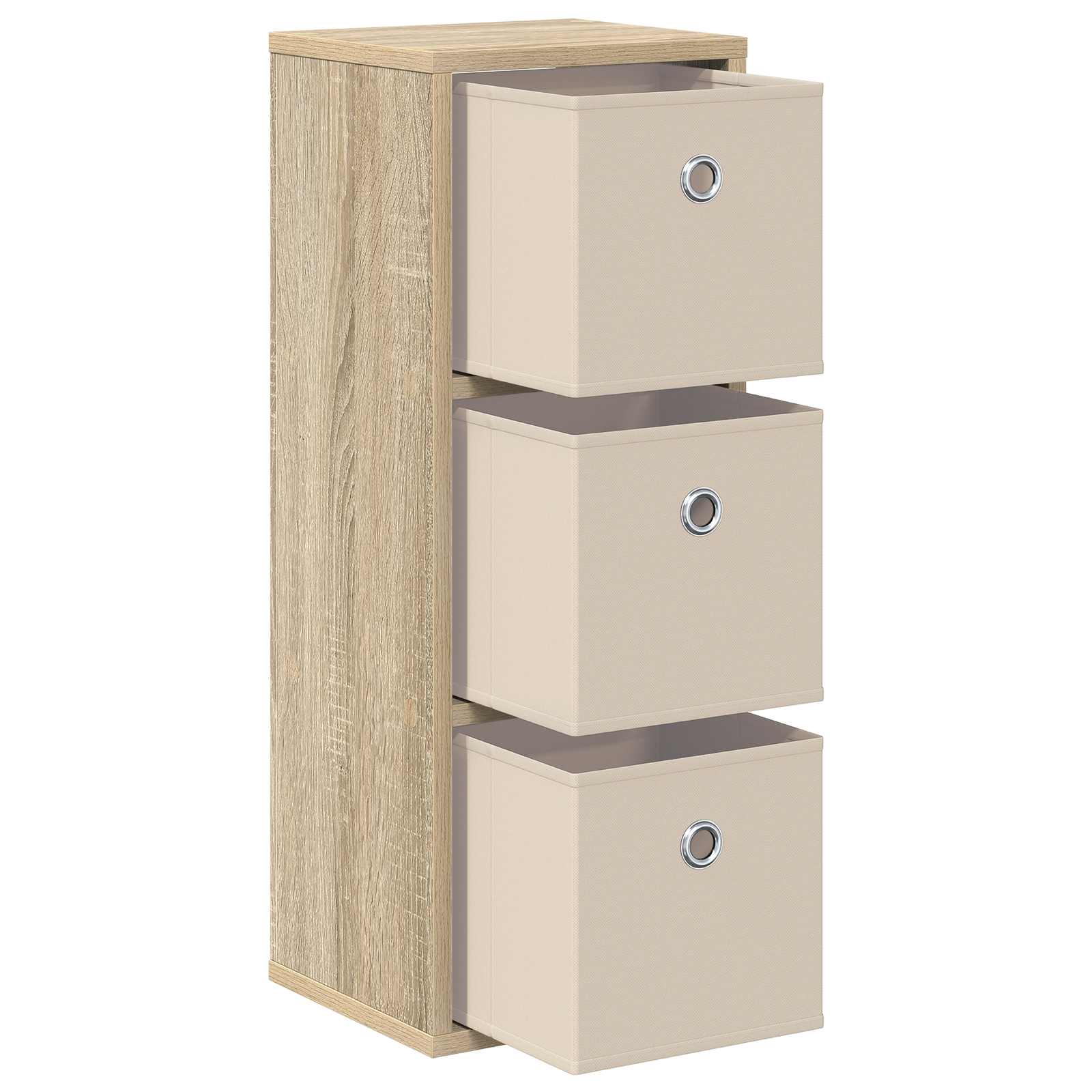 Kreveta s ladicama Sonoma hrast 25,5 x 22 x 69,5 cm
