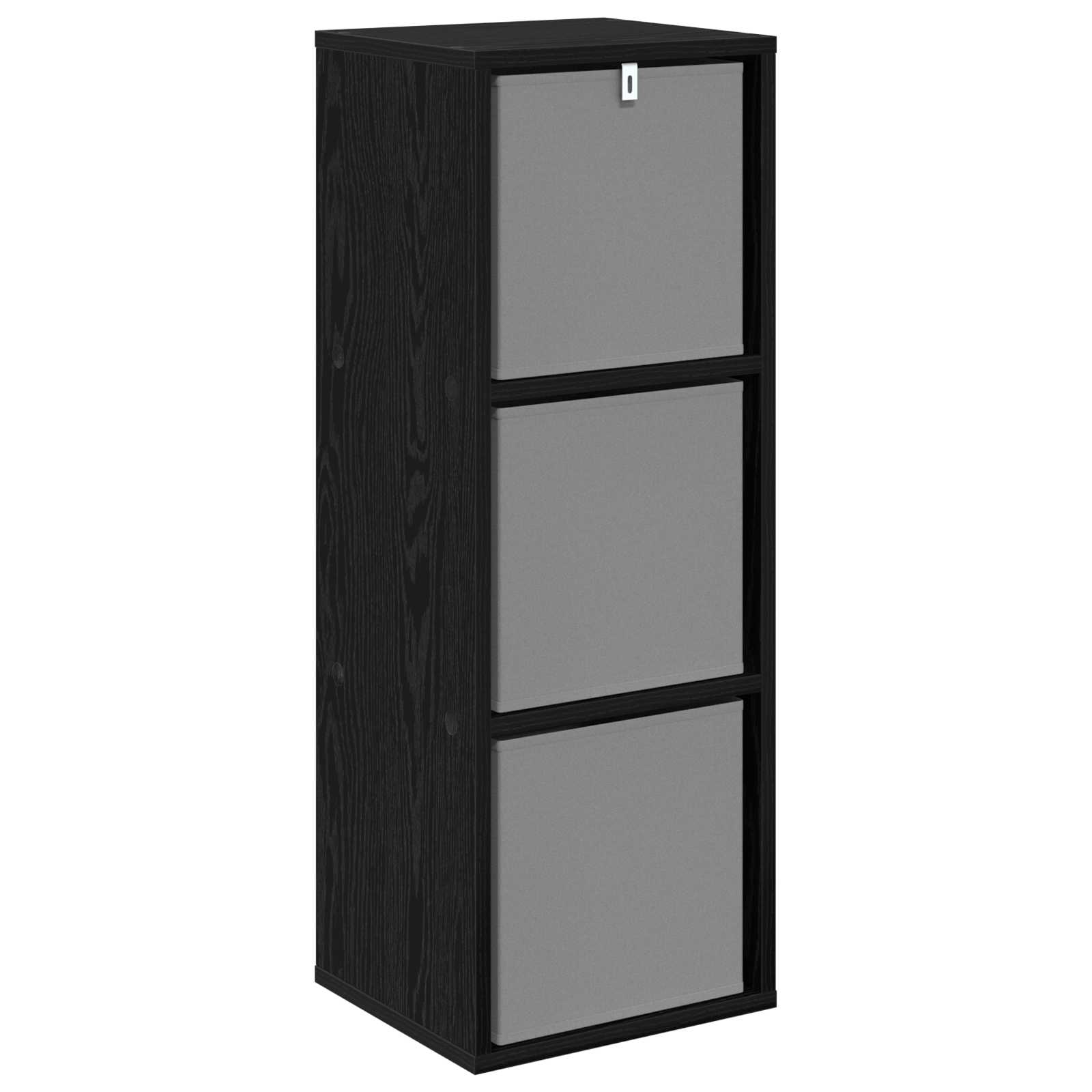 Kreveta s ladicama Crni hrast 30,5 x 27 x 84,5 cm