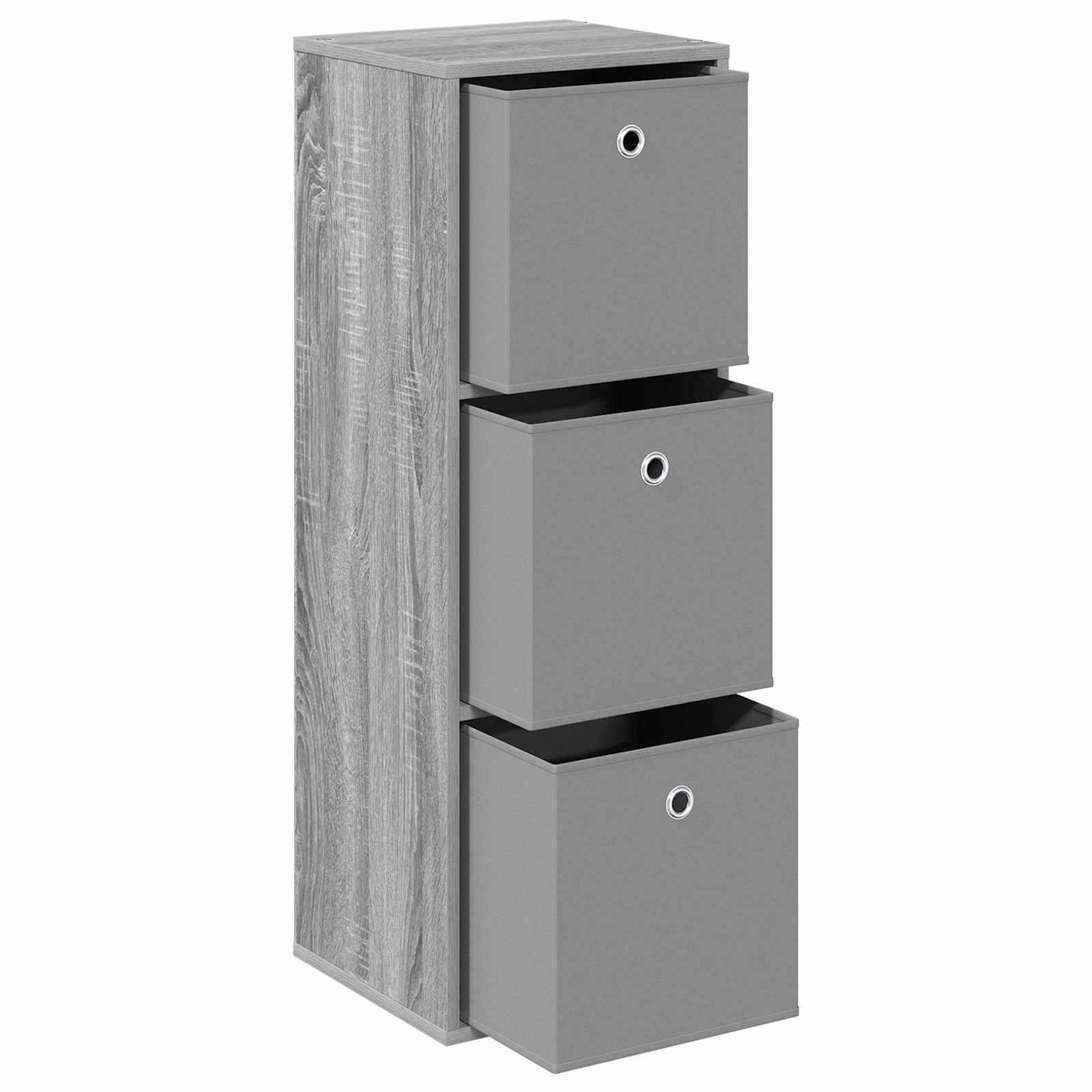 Kreveta s ladicama Siva Sonoma 35 x 32 x 99,5 cm