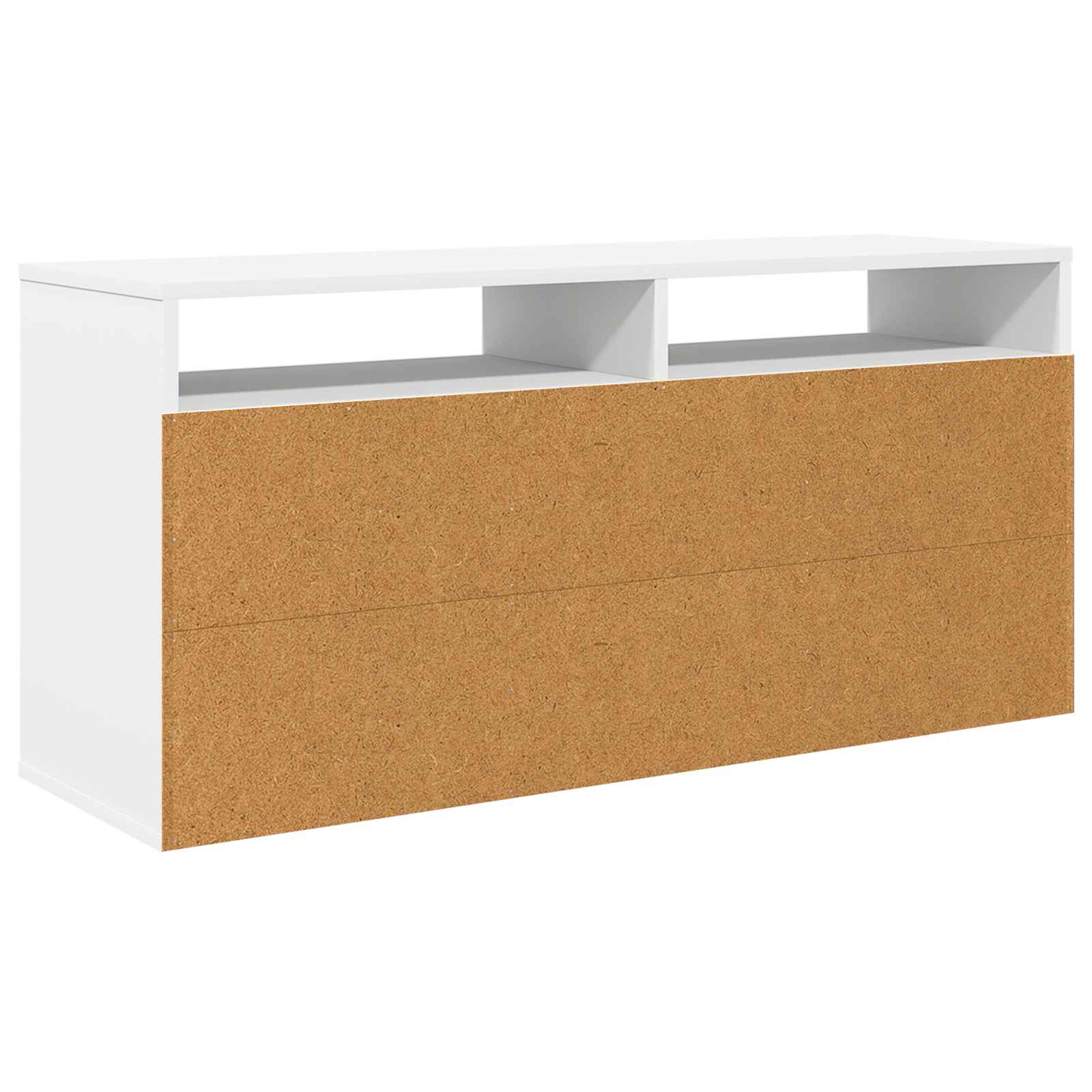 Nizak ormarić s ladicama Bijelo 102 x 32 x 48,5 cm