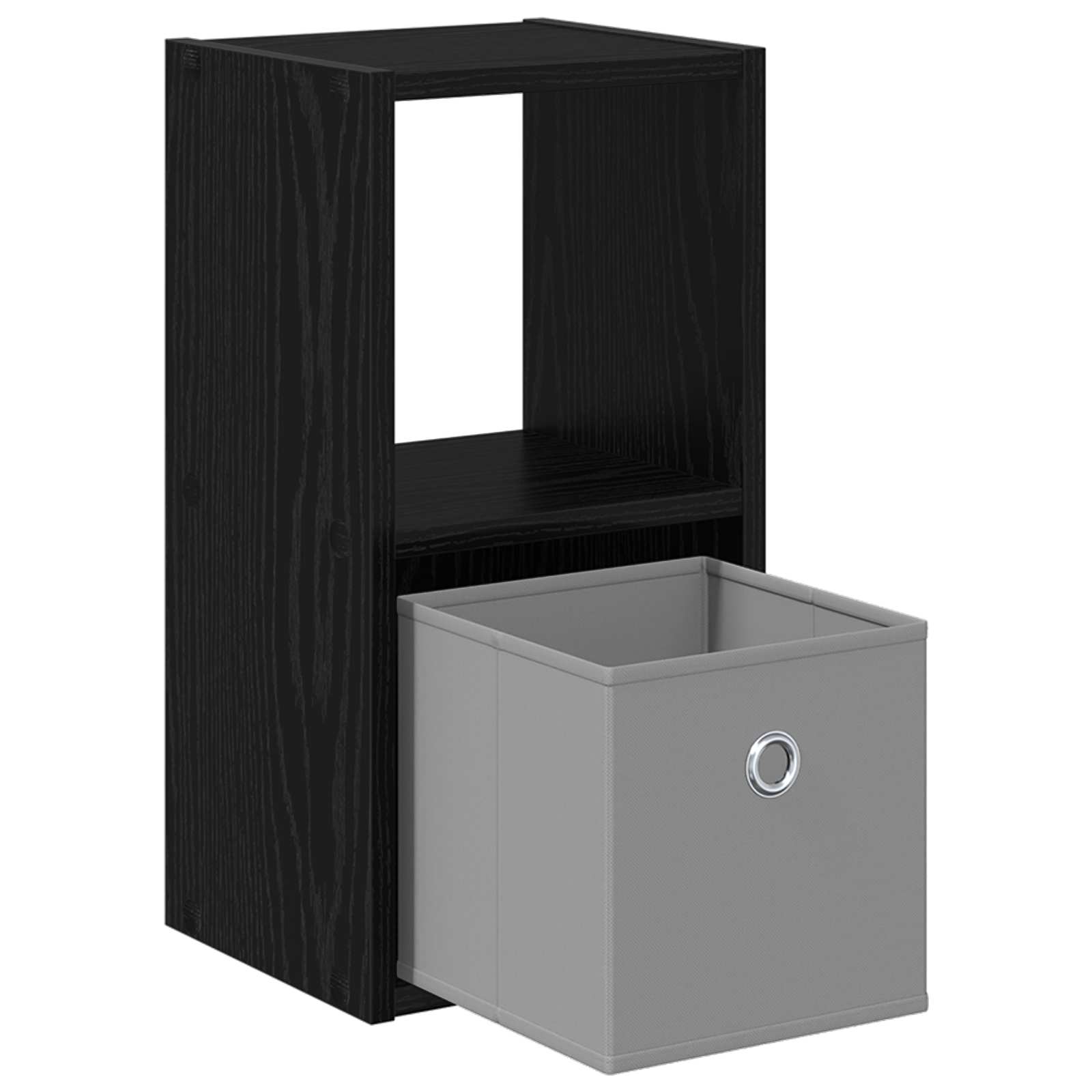 Noćni ormarić Crni hrast 25,5 x 22 x 49,5 cm Konstruirano drvo