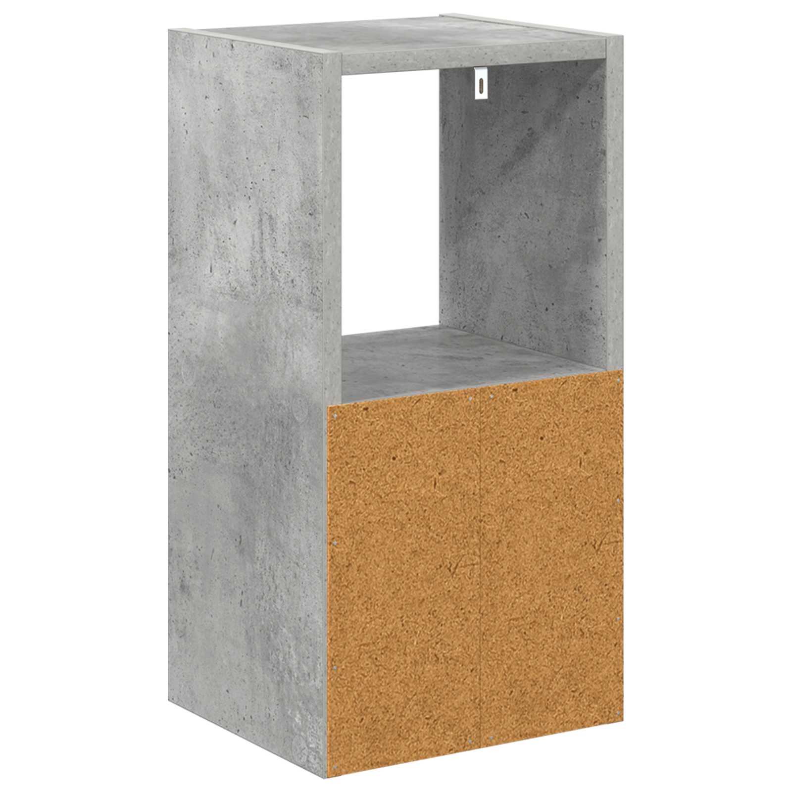 Noćni ormarić s ladicama Betonski sivi 25,5 x 22 x 49,5 cm