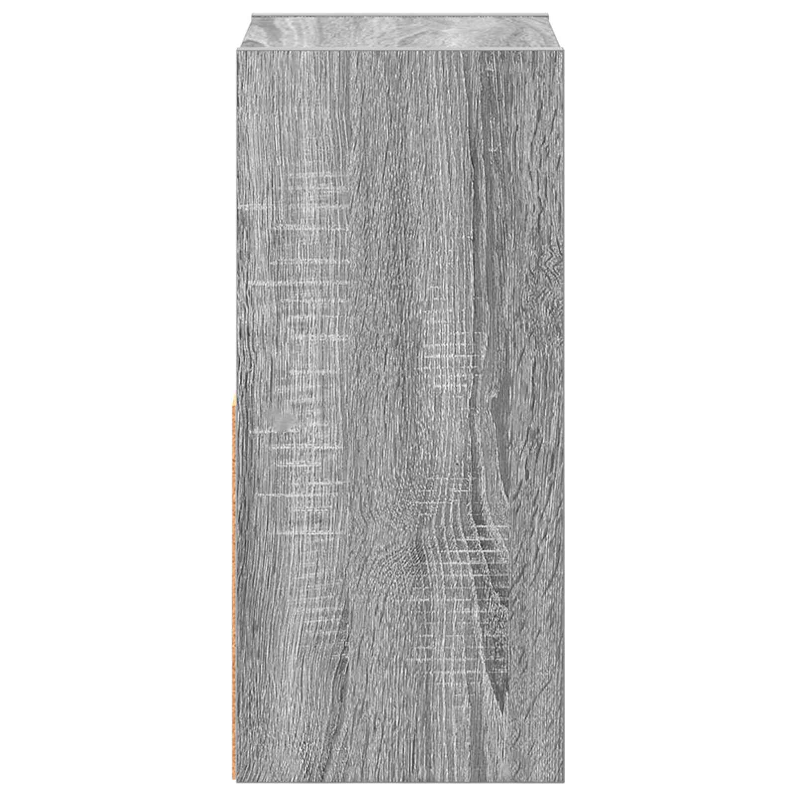 Noćni ormarić Siva Sonoma 25,5 x 22 x 49,5 cm Konstruirano drvo