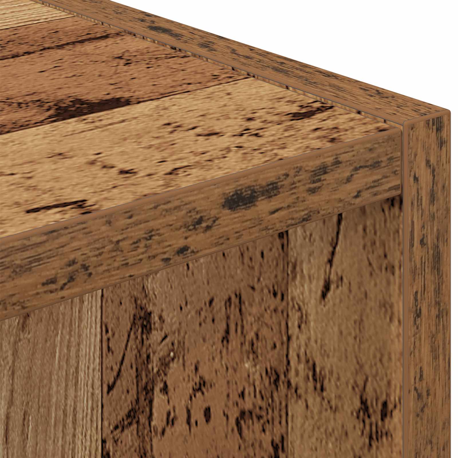 Noćni ormarić s ladicama 2 pcs Staro drvo 25,5 x 22 x 49,5 cm