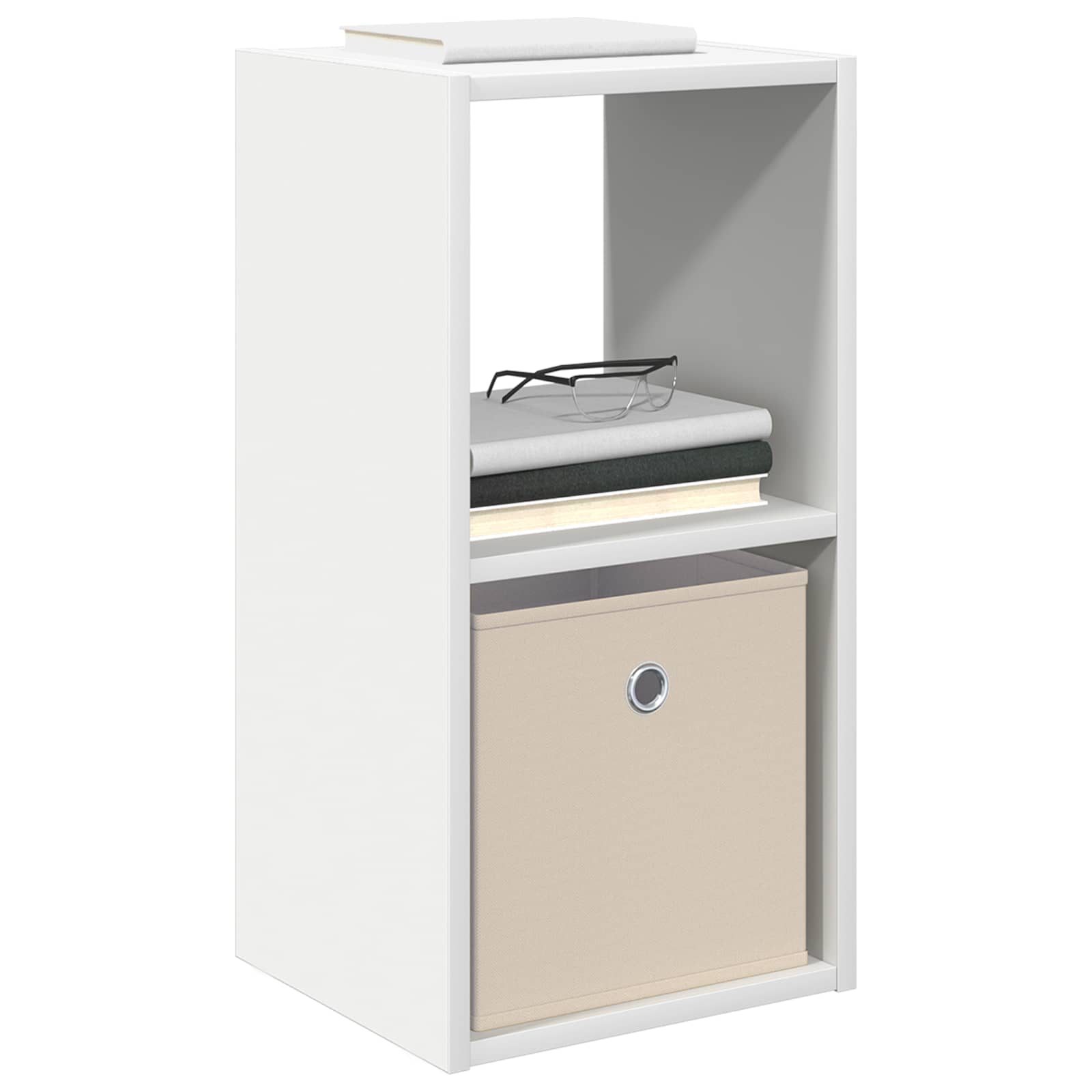 Noćni ormarić s ladicama 2 pcs Bijelo 30,5 x 27 x 59,5 cm