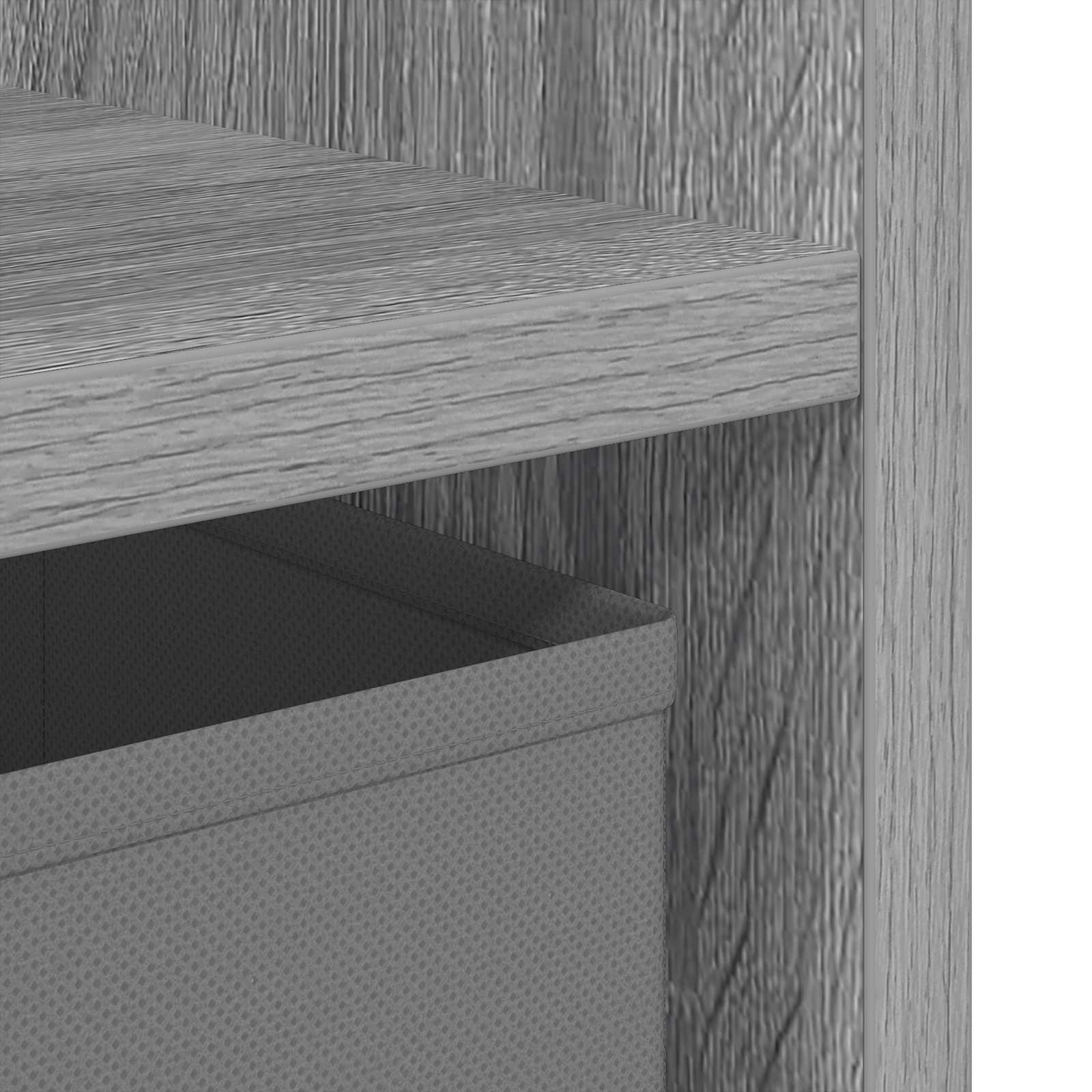 Noćni ormarić s ladicama 2 pcs Siva Sonoma 30,5 x 27 x 59,5 cm