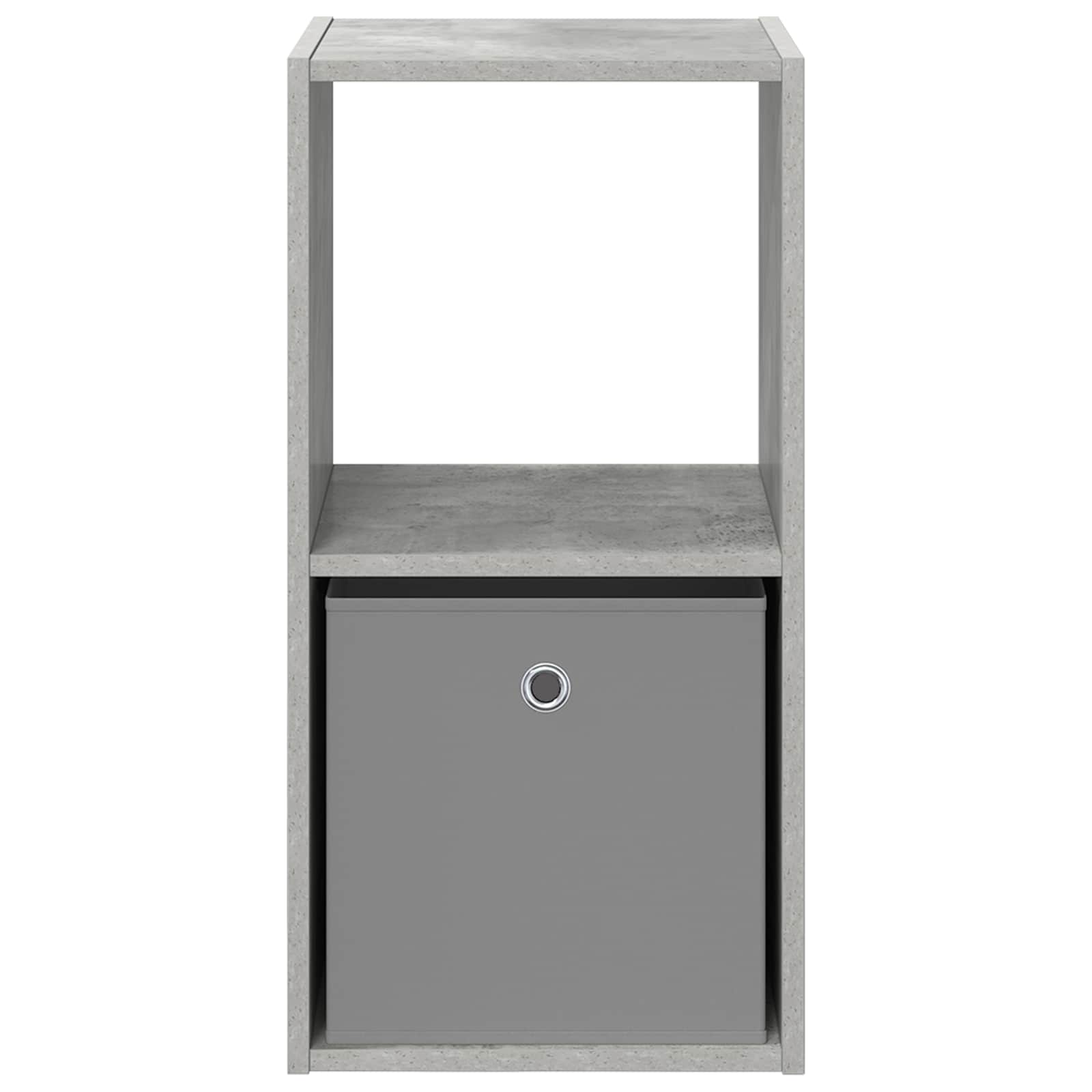 Noćni ormarić s ladicama 2 pcs Betonski sivi 35 x 32 x 68,5 cm