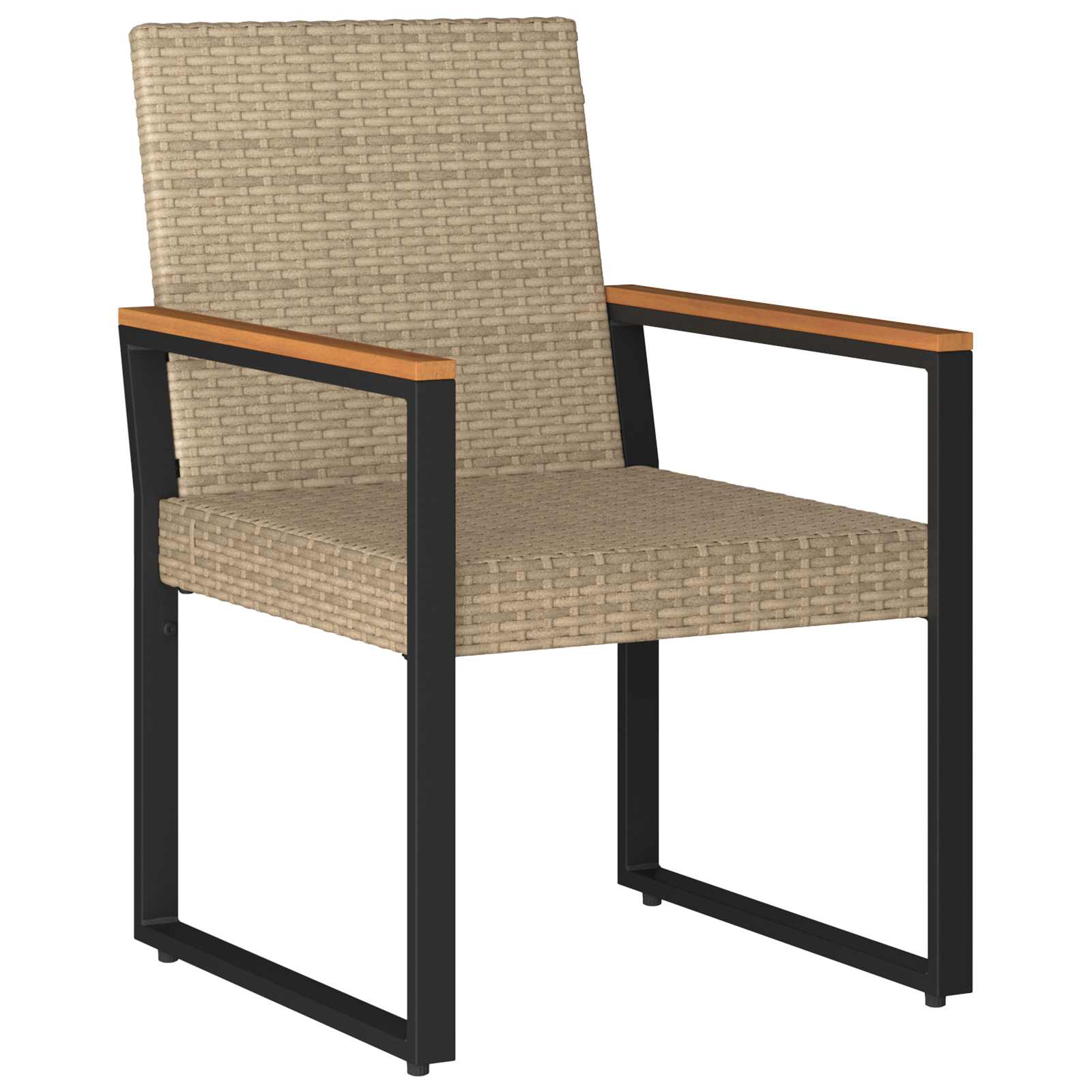 Set vanjskog namještaja 3 pcs Bež i krem bijela poliratan