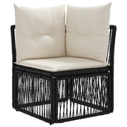 Kutna sofa Crna poliratan