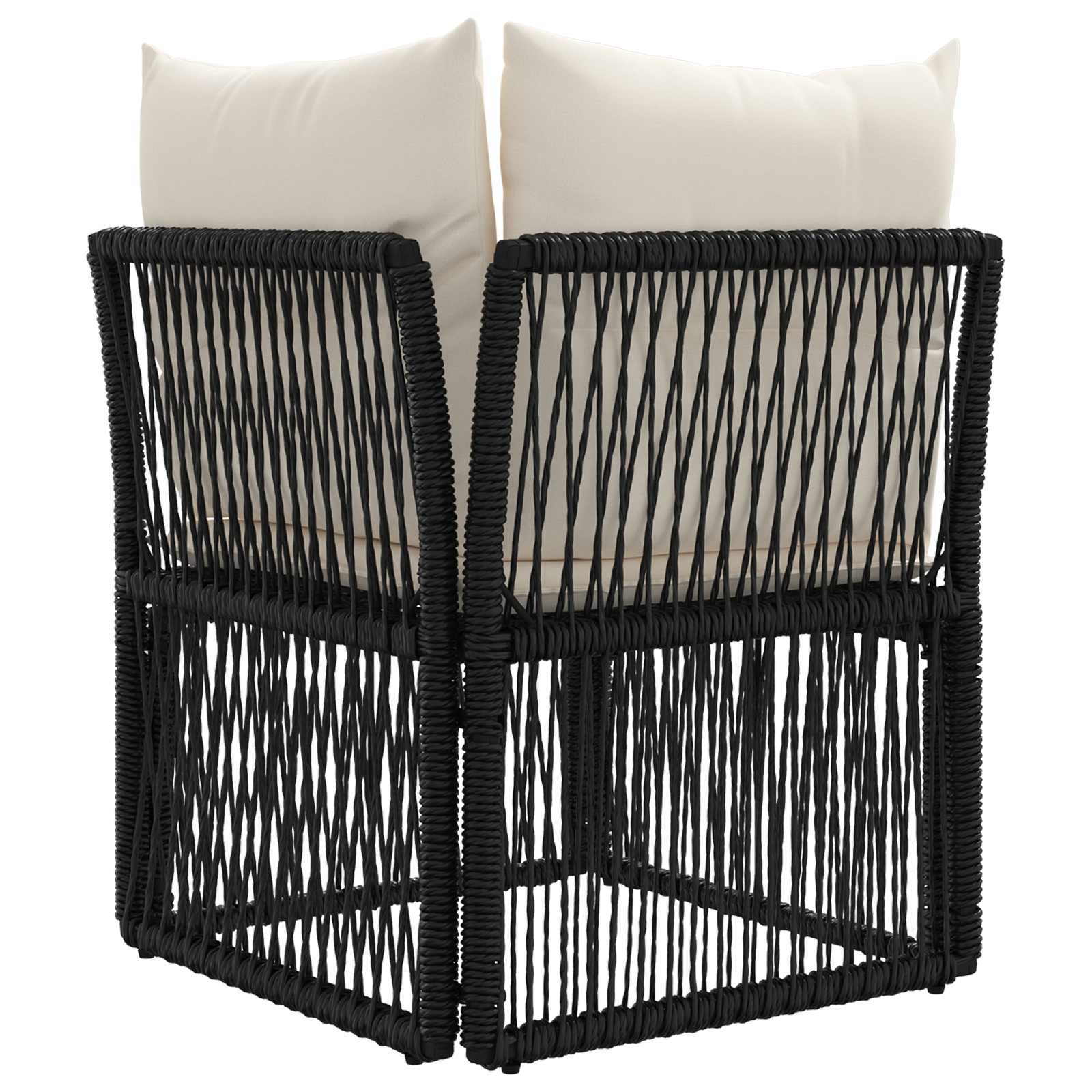 Kutna sofa Crna poliratan
