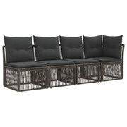 Sofa za 4 osobe s lijevom rukom 4 pcs 4-Broj sjedala Siva