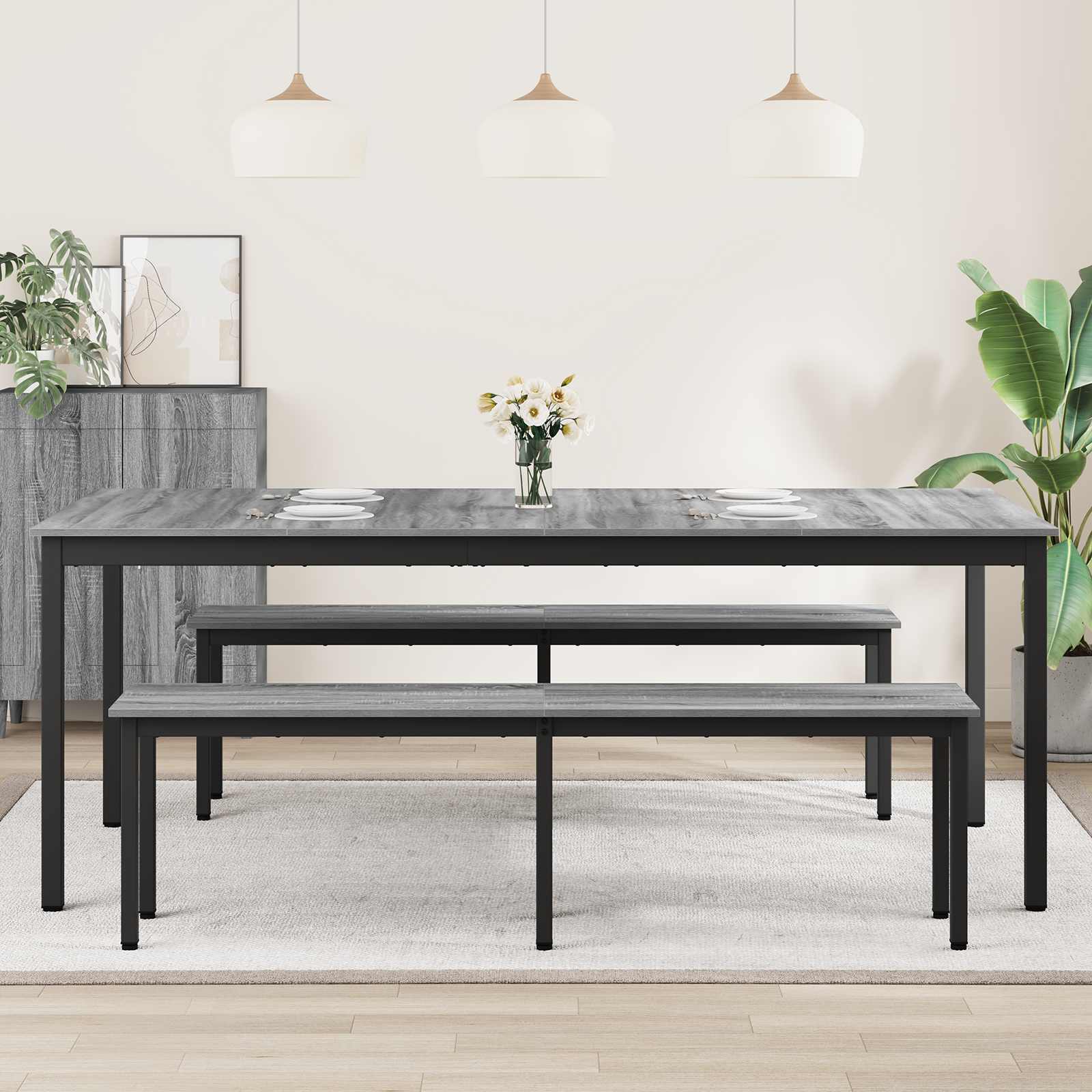 Blagovaonski stolovi 2 pcs 200 x 100 x 75 cm Konstruirano drvo