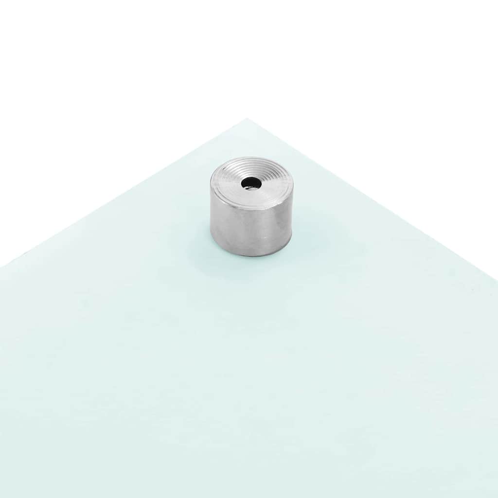 Kuhinjski zid 2 pcs Bijelo 90 x 40 cm Staklo otporno na udarce