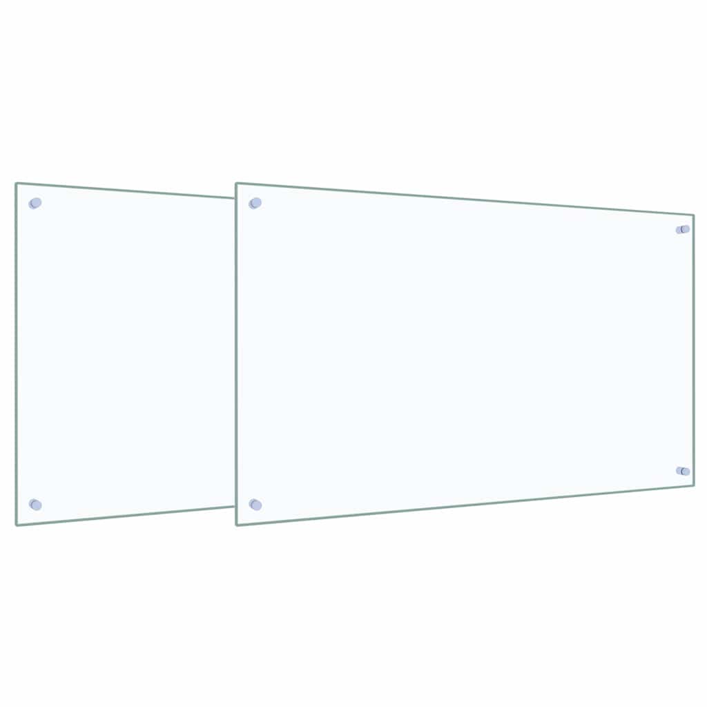 Kuhinjski zid 2 pcs *Transparent*an 100 x 60 cm