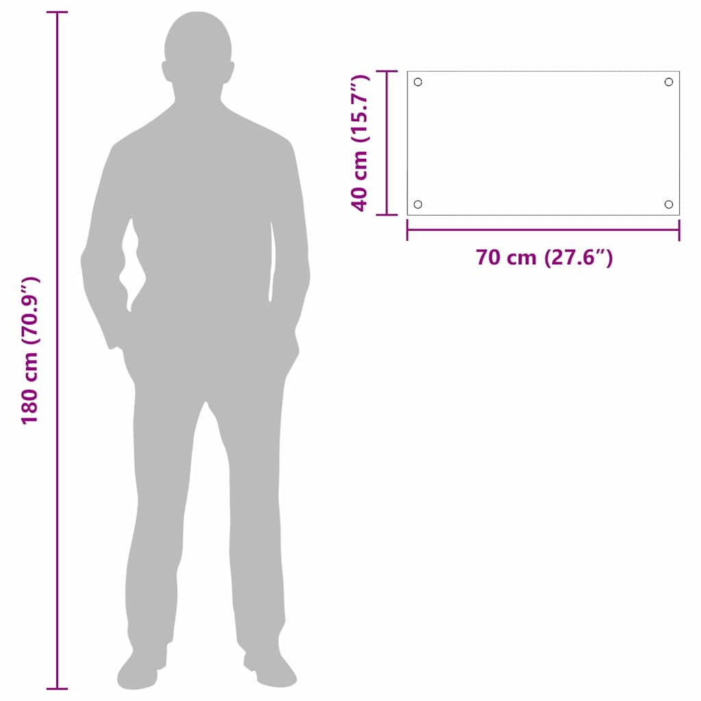 Kuhinjski zid 2 pcs Svijetlo siva 70 x 40 cm