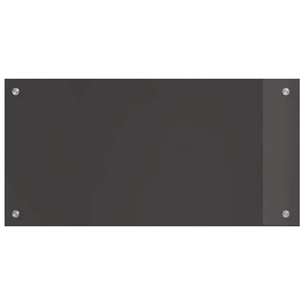 Kuhinjski zid 2 pcs Tamno siva 80 x 40 cm